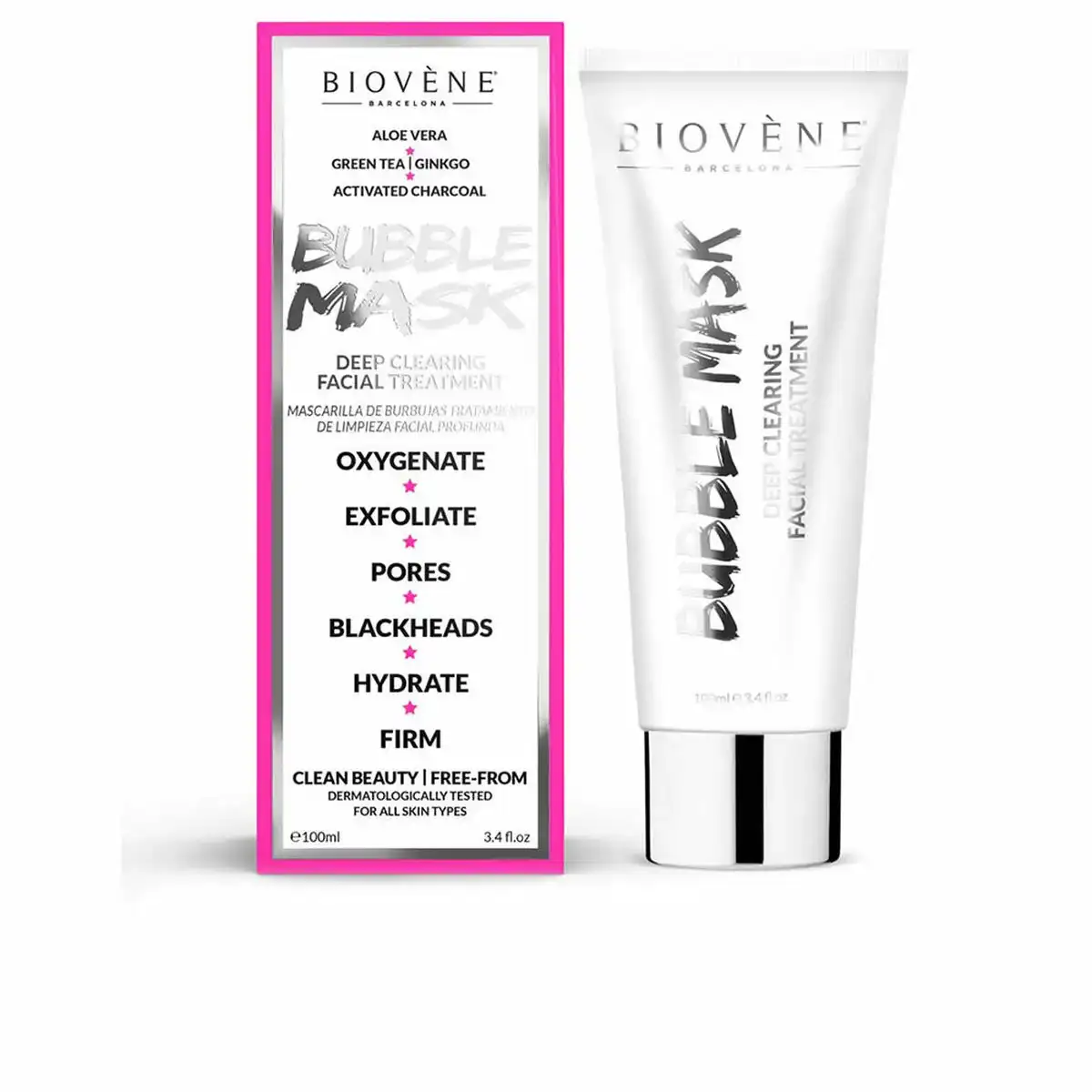Masque facial biovene bubble mask 100 ml _8216. DIAYTAR SENEGAL - Où Choisir Devient une Découverte. Explorez notre boutique en ligne et trouvez des articles qui vous surprennent et vous ravissent à chaque clic.