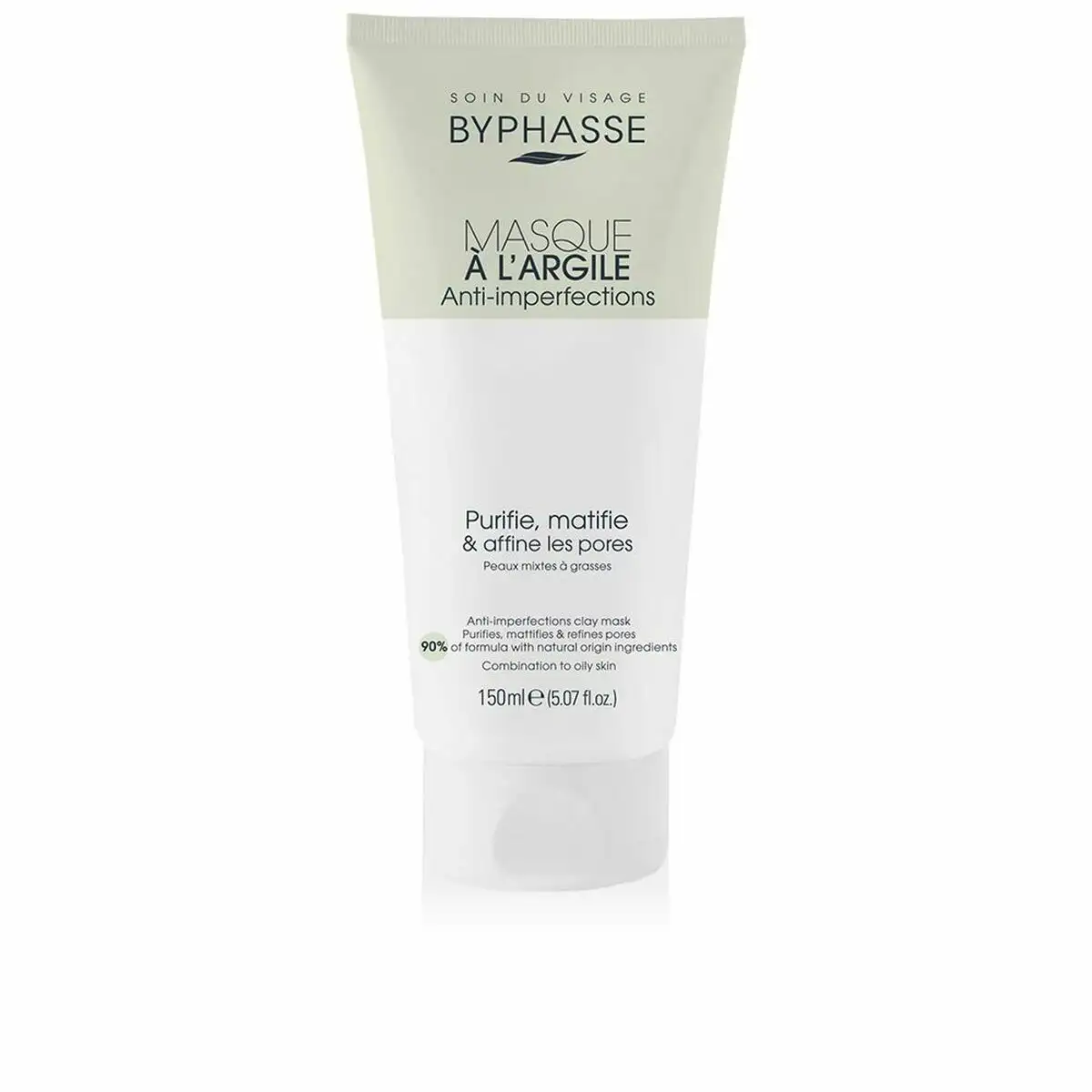 Masque facial byphasse mascarilla de arcilla anti imperfections matifiant argile 150 ml_5092. Entrez dans l'Univers de DIAYTAR SENEGAL - Où l'Innovation Rencontre la Tradition. Explorez notre sélection de produits modernes et traditionnels qui incarnent l'esprit dynamique du Sénégal.