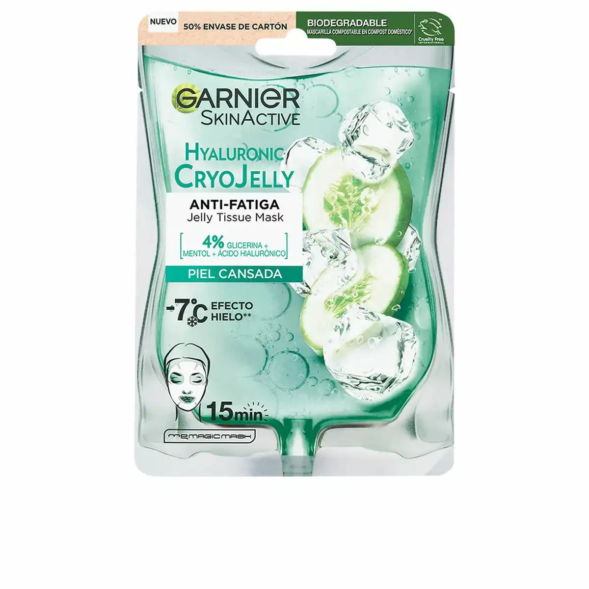 Masque facial garnier hyaluronic cryojelly anti fatigue 5 g _3748. DIAYTAR SENEGAL - Votre Destination pour un Shopping Unique. Parcourez notre catalogue et trouvez des articles qui expriment votre singularité et votre style.