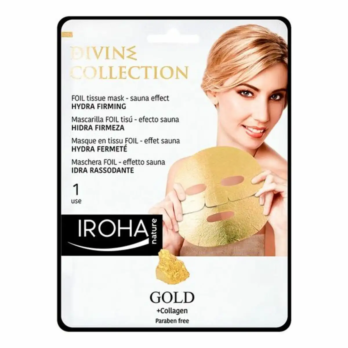 Masque facial gold iroha_5488. DIAYTAR SENEGAL - Votre Destination Shopping de Confiance. Naviguez à travers notre boutique en ligne et profitez d'une sélection soigneusement choisie de produits qui répondent à toutes vos exigences.