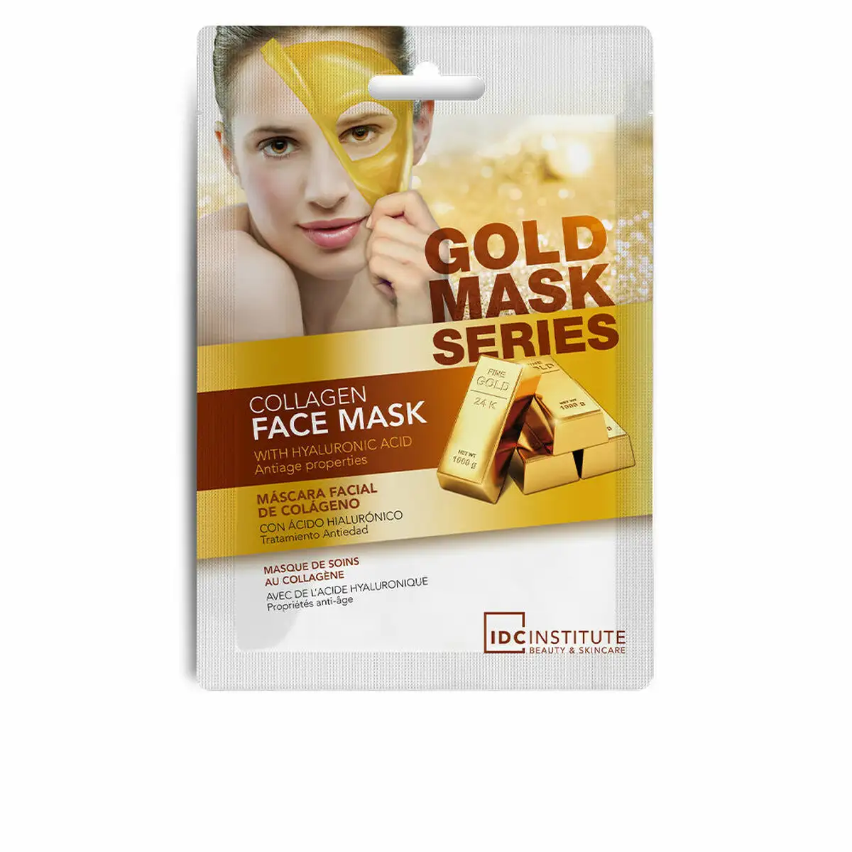 Masque facial idc institute gold mask series collagene 12 unites_3255. DIAYTAR SENEGAL - Là où Chaque Produit Est une Trouvaille. Explorez notre sélection minutieuse et découvrez des articles qui correspondent à votre style de vie et à vos aspirations.