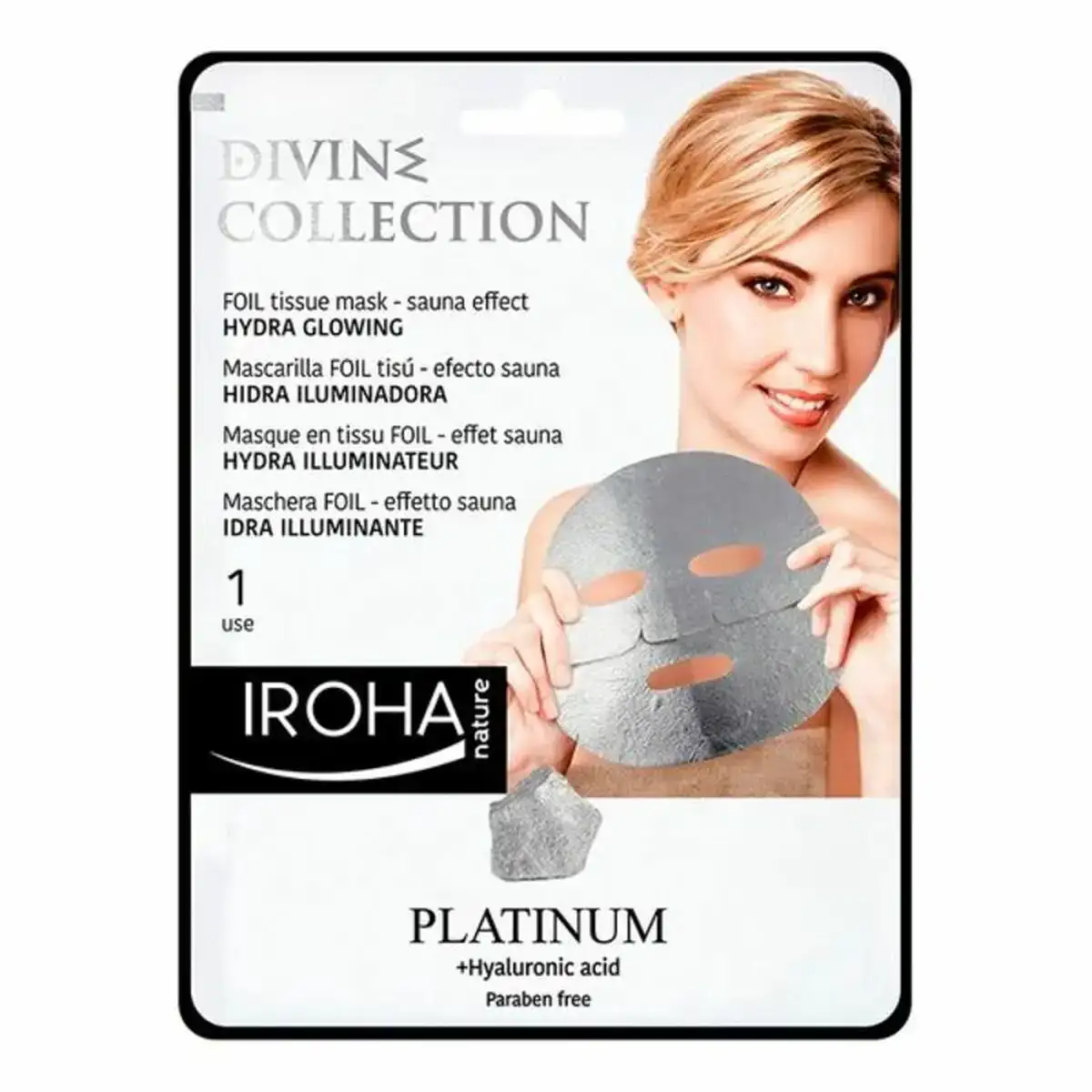 Masque facial platinum iroha_2426. DIAYTAR SENEGAL - Votre Source de Découvertes Shopping. Découvrez des trésors dans notre boutique en ligne, allant des articles artisanaux aux innovations modernes.