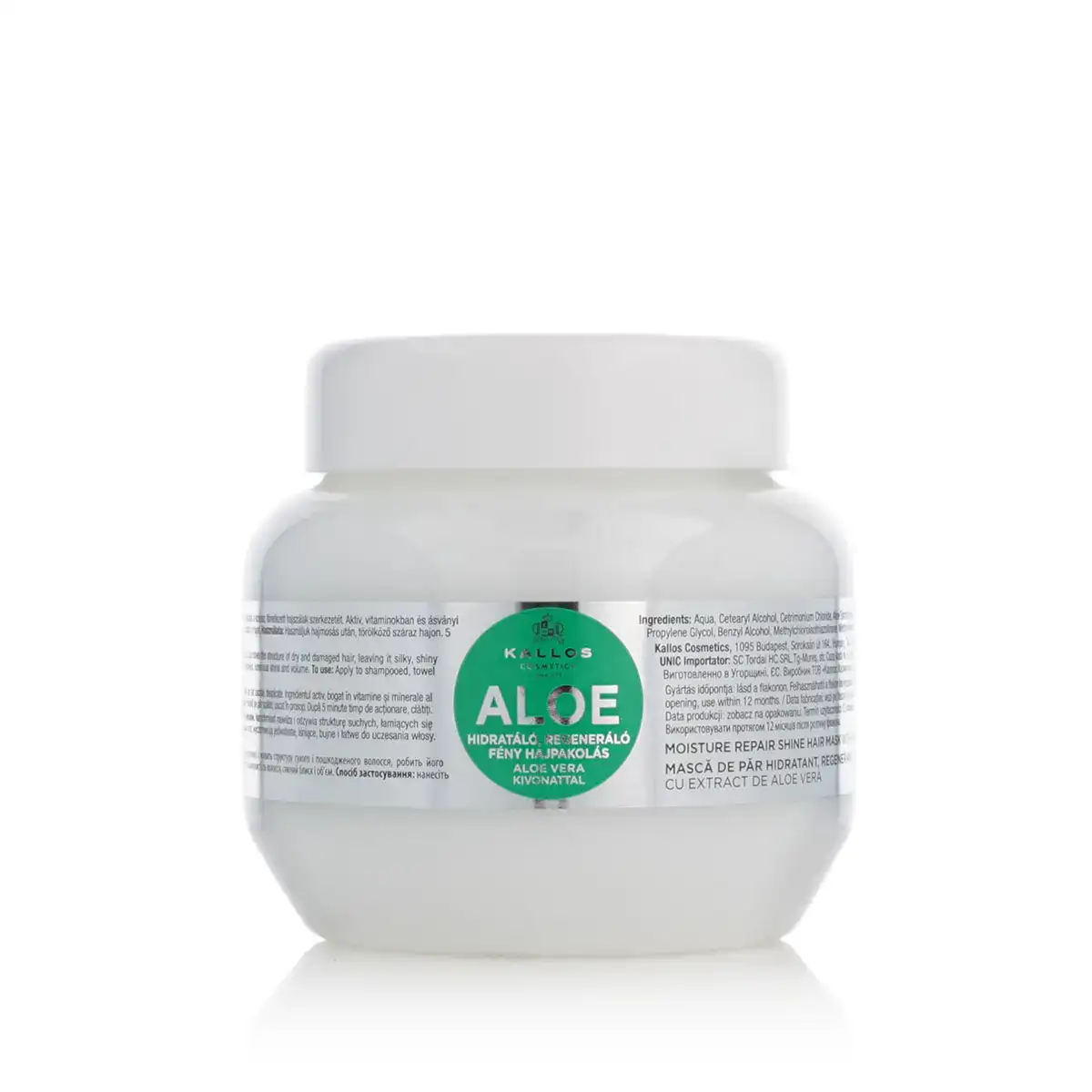 Masque hydratant kallos cosmetics aloe 275 ml_8135. DIAYTAR SENEGAL - L'Art de Trouver ce que Vous Aimez. Plongez dans notre assortiment varié et choisissez parmi des produits qui reflètent votre style et répondent à vos besoins.