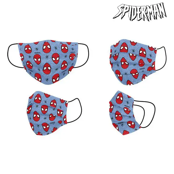 Masque hygienique spiderman enfant bleu_2661. DIAYTAR SENEGAL - Là où Chaque Achat a du Sens. Explorez notre gamme et choisissez des produits qui racontent une histoire, votre histoire.