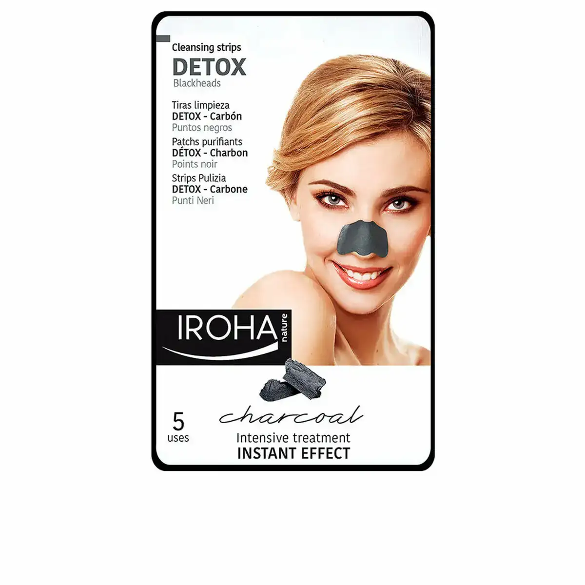 Masque iroha detox black nez 5 unites _1806. DIAYTAR SENEGAL - L'Art de Choisir, l'Art de S'émerveiller. Explorez notre gamme de produits et laissez-vous émerveiller par des créations authentiques et des designs modernes.