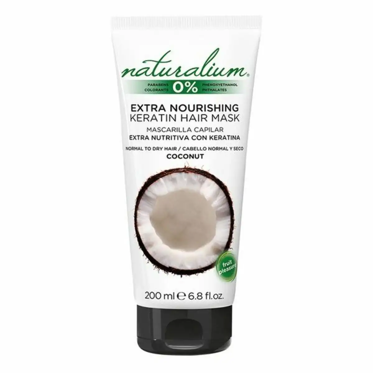 Masque nourrissant pour cheveux coconut keratin naturalium 200 ml _7621. DIAYTAR SENEGAL - Votre Portail Vers l'Exclusivité. Explorez notre boutique en ligne pour trouver des produits uniques et exclusifs, conçus pour les amateurs de qualité.