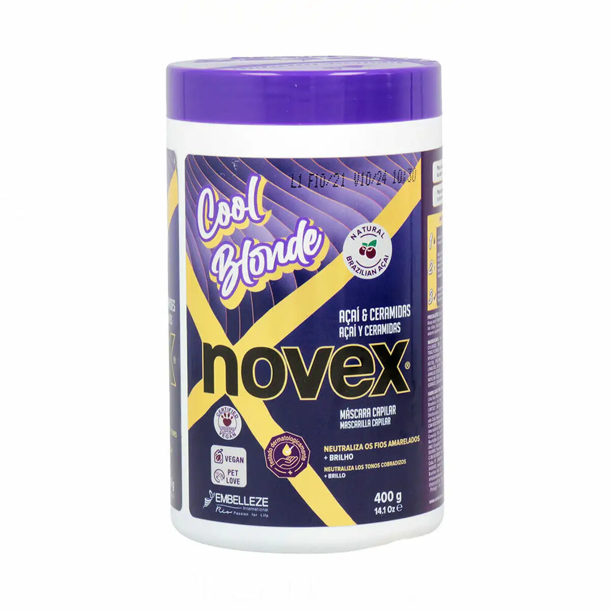 Masque nourrissant pour cheveux novex cool blonde 400 g_8733. Bienvenue chez DIAYTAR SENEGAL - Où Chaque Article Est une Découverte. Naviguez à travers nos offres et laissez-vous surprendre par des trésors cachés qui enrichiront votre vie.