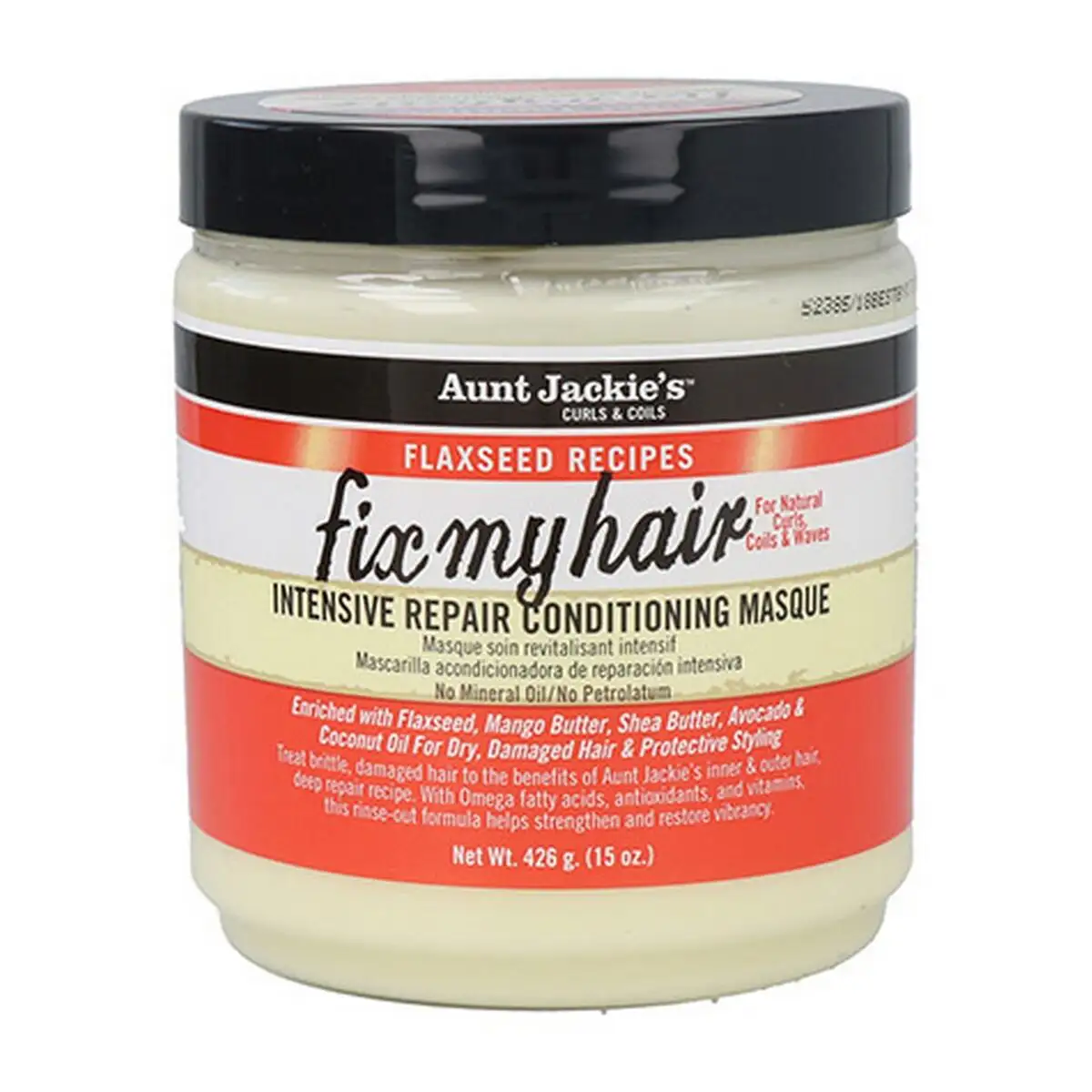 Masque pour cheveux aunt jackie s c c flaxseed fix my hair 426 ml _3620. DIAYTAR SENEGAL - L'Art de Vivre l'Élégance Accessible. Parcourez notre gamme variée et choisissez des produits qui ajoutent une touche de sophistication à votre style.