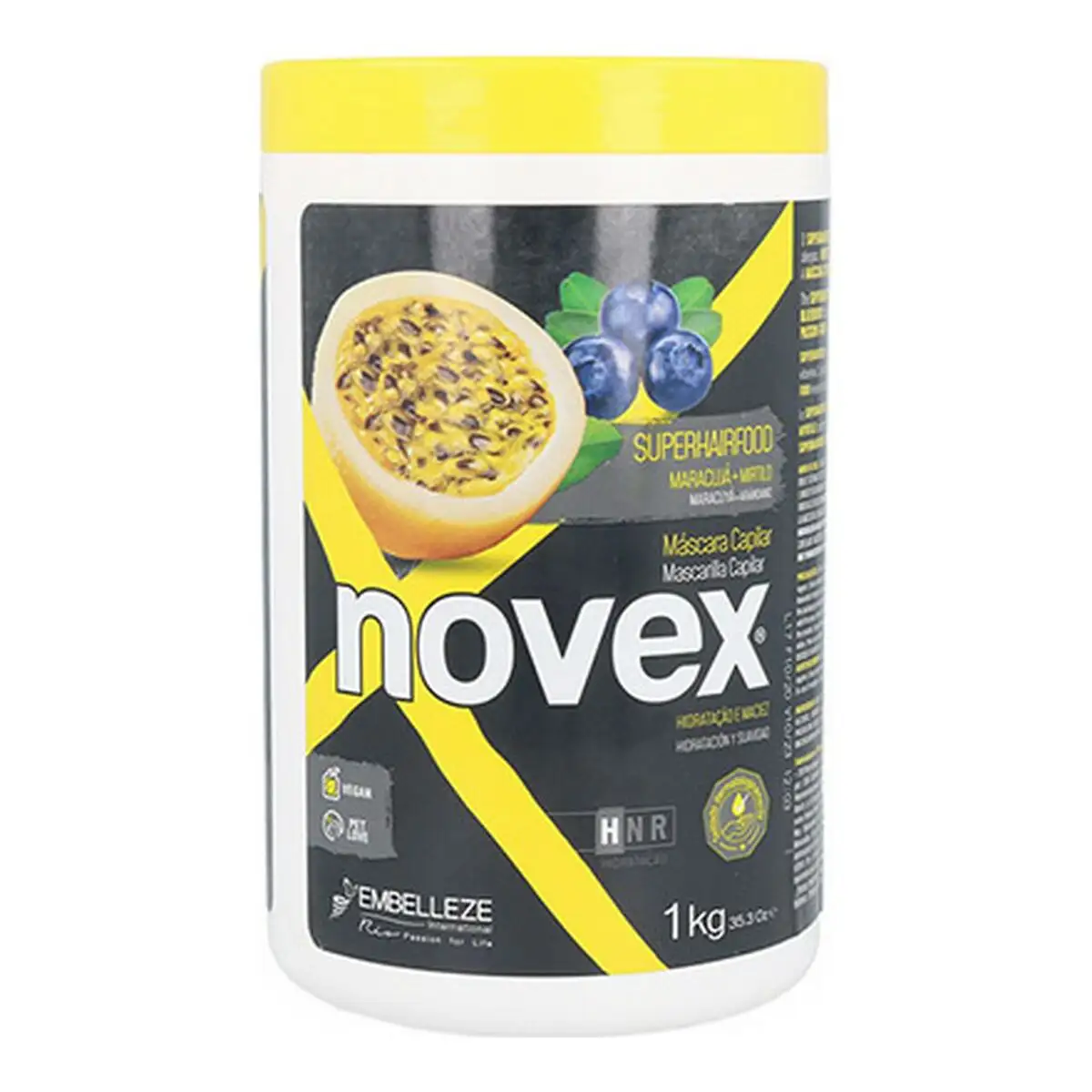 Masque pour cheveux novex superhairfood myrtille grenadille fruit de la passion _4077. DIAYTAR SENEGAL - Où Choisir Devient une Expérience Personnalisée. Explorez notre boutique en ligne pour découvrir des produits qui s'adaptent à votre style et à votre essence.