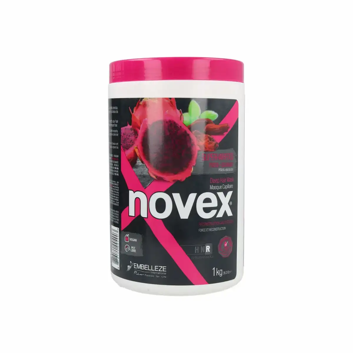 Masque pour cheveux novex superhairfood pitaya goji_6878. Bienvenue sur DIAYTAR SENEGAL - Où l'Authenticité Rencontre le Confort. Plongez dans notre univers de produits qui allient tradition et commodité pour répondre à vos besoins.