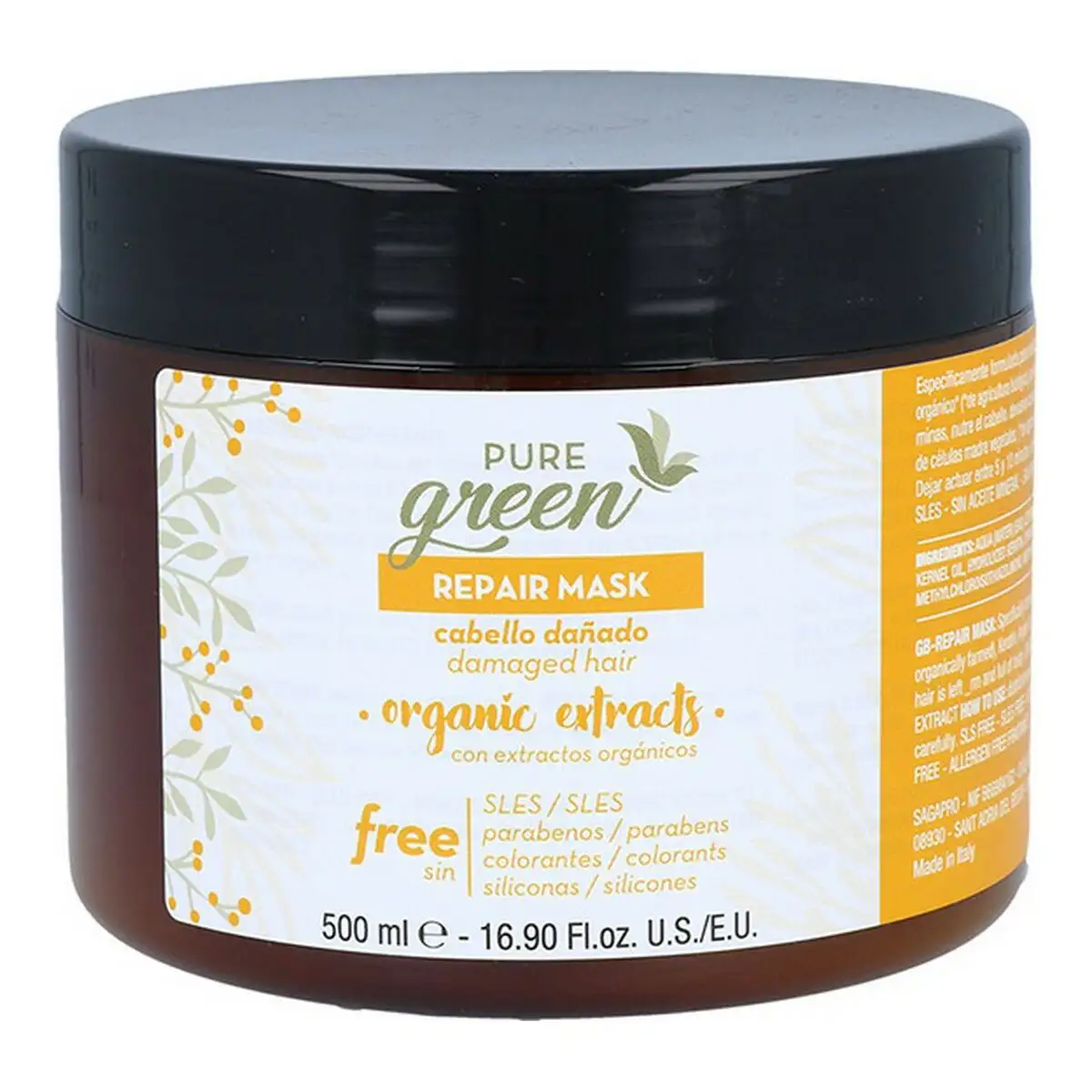 Masque pour cheveux pure green repair_3670. DIAYTAR SENEGAL - L'Art de Vivre l'Élégance Accessible. Parcourez notre gamme variée et choisissez des produits qui ajoutent une touche de sophistication à votre style.