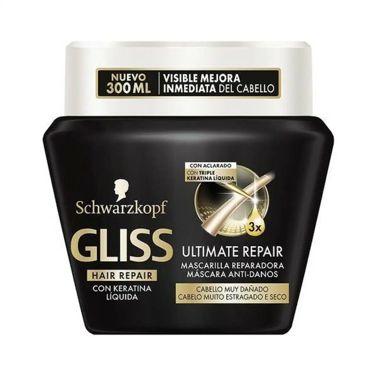 Masque pour cheveux ultimate gliss 300 ml _4676. DIAYTAR SENEGAL - Où Chaque Détail Fait la Différence. Parcourez notre sélection soignée et choisissez des articles qui rehaussent votre quotidien, du fonctionnel à l'esthétique.