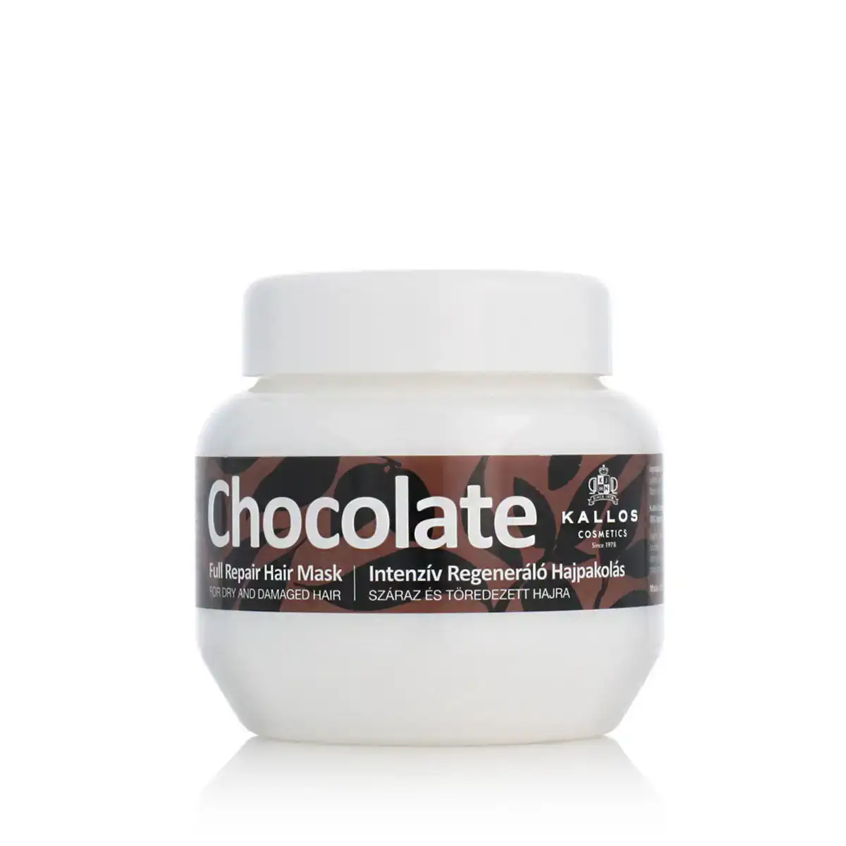 Masque reparateur pour cheveux kallos cosmetics chocolate 275 ml_6026. DIAYTAR SENEGAL - Où Choisir est une Célébration de l'Artisanat. Explorez notre boutique en ligne et choisissez des articles qui incarnent l'art et le savoir-faire du Sénégal.