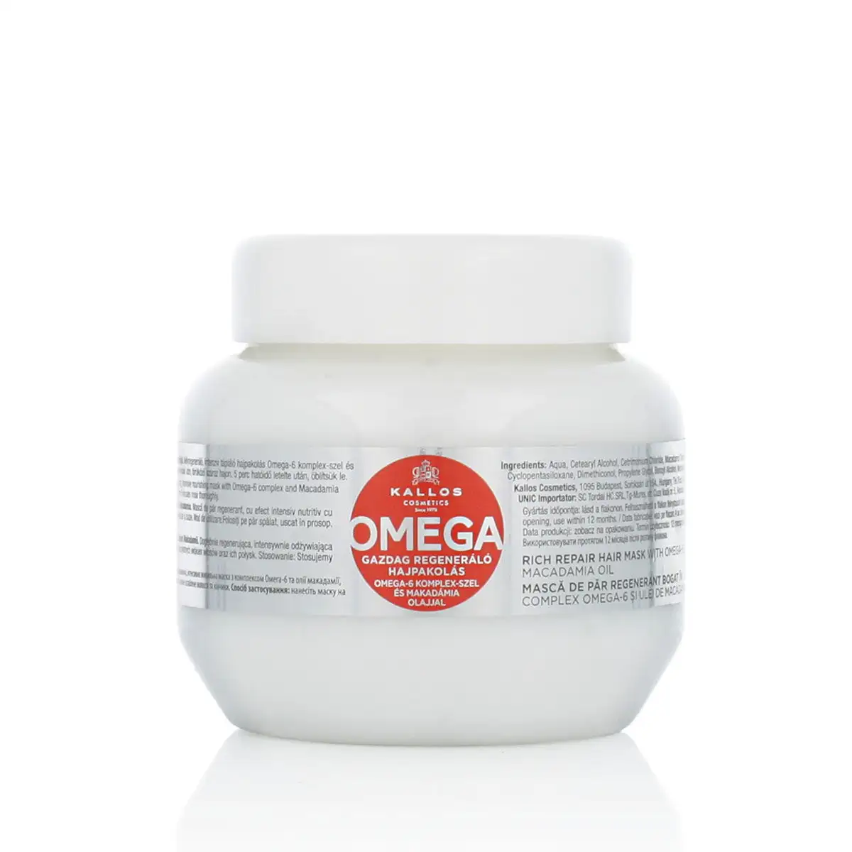 Masque reparateur pour cheveux kallos cosmetics omega 275 ml _5043. DIAYTAR SENEGAL - Votre Boutique en Ligne, Votre Choix Illimité. Parcourez nos rayons et découvrez des produits qui vous inspirent, de la mode à la maison et bien plus.