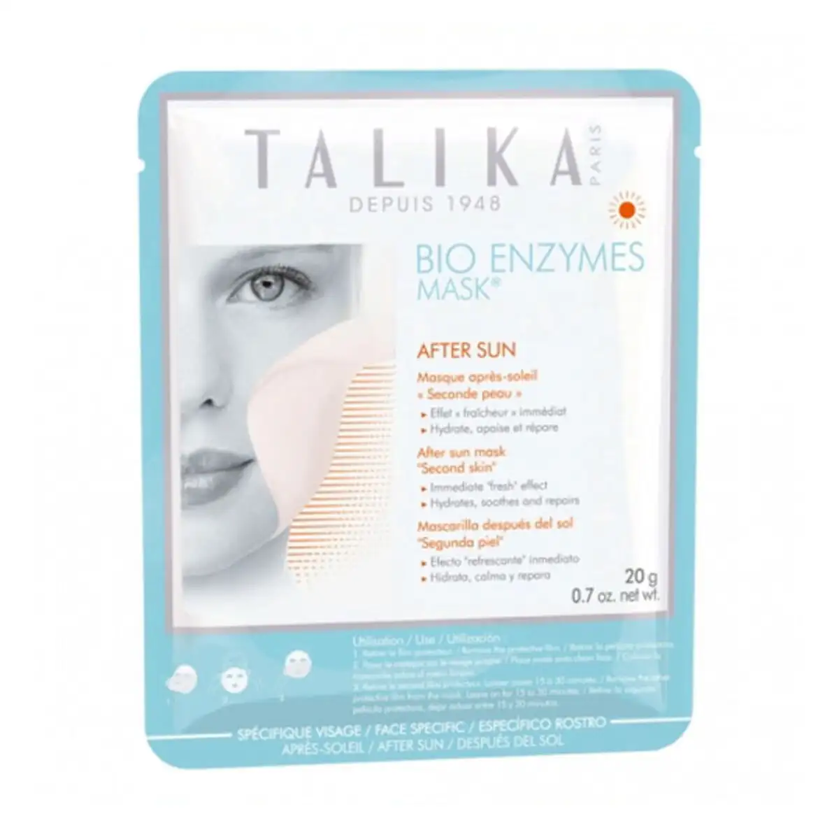 Masque talika bio enzymes aftersun 20 gr _7466. Plongez dans l'Expérience DIAYTAR SENEGAL - Où Chaque Produit a une Histoire. Explorez notre boutique en ligne pour trouver des articles qui incarnent la passion et la créativité du Sénégal.