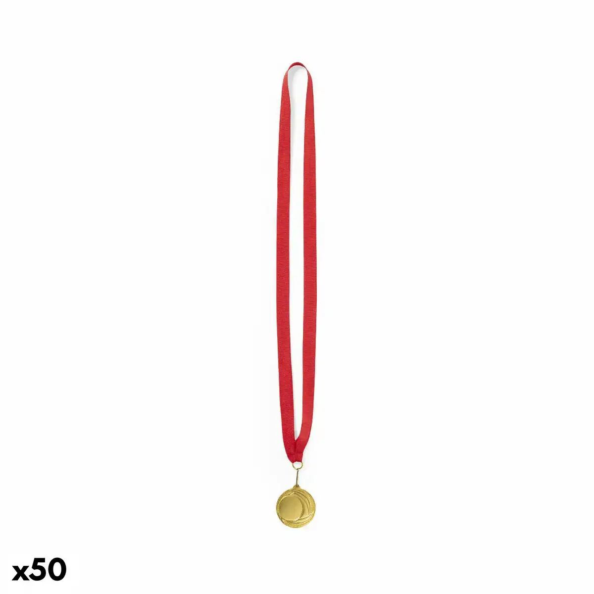 Medaille en metal avec sangle en polyester 141190 50 unites _6832. DIAYTAR SENEGAL - Là où Chaque Produit Est une Trouvaille. Explorez notre sélection minutieuse et découvrez des articles qui correspondent à votre style de vie et à vos aspirations.