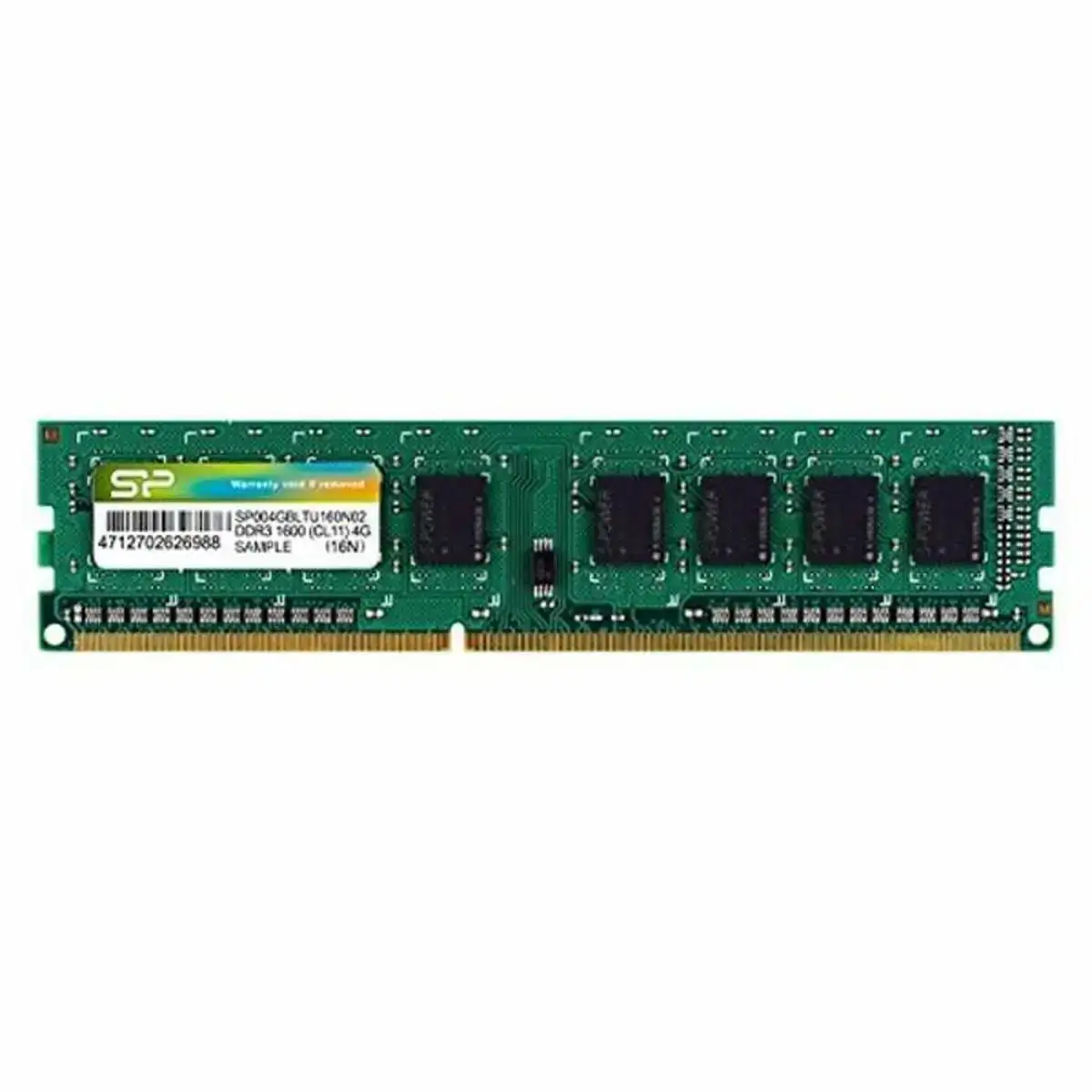Memoire ram silicon power sp004gbltu160n02 ddr3 240 pin dimm 4 gb 1600 mhz_6169. Bienvenue chez DIAYTAR SENEGAL - Où Chaque Produit a son Âme. Découvrez notre gamme et choisissez des articles qui résonnent avec votre personnalité et vos valeurs.