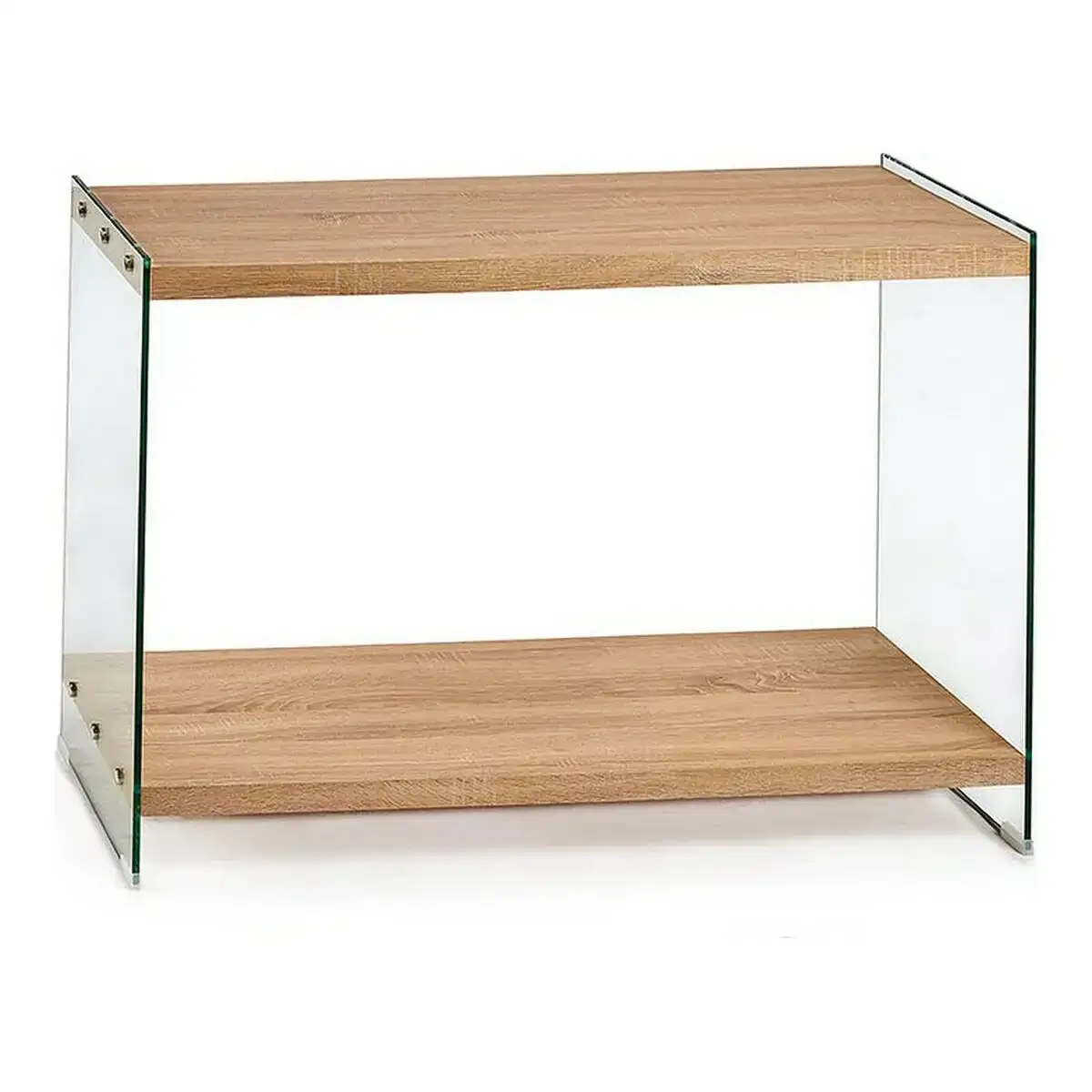 Meuble d entree verre bois 40 x 76 x 120 cm _9992. DIAYTAR SENEGAL - Où Votre Shopping Prend Vie. Explorez notre boutique en ligne pour trouver des articles qui vous ressemblent et qui ajoutent de l'éclat à votre quotidien.