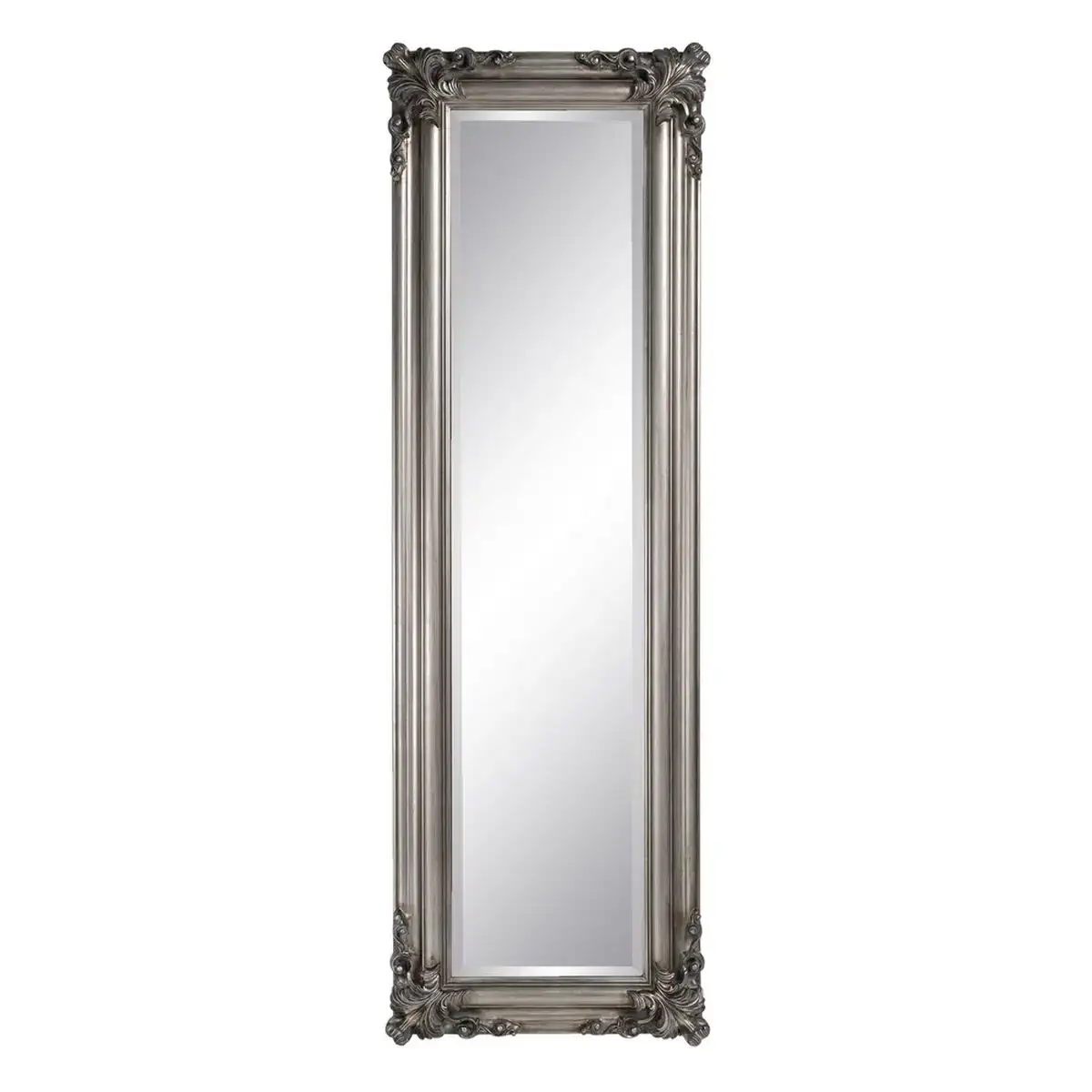 Miroir 46 x 6 x 147 cm verre bois argent_8146. DIAYTAR SENEGAL - Votre Portail Vers l'Élégance Accessible. Parcourez notre boutique en ligne pour découvrir des produits qui incarnent le luxe à des prix abordables.