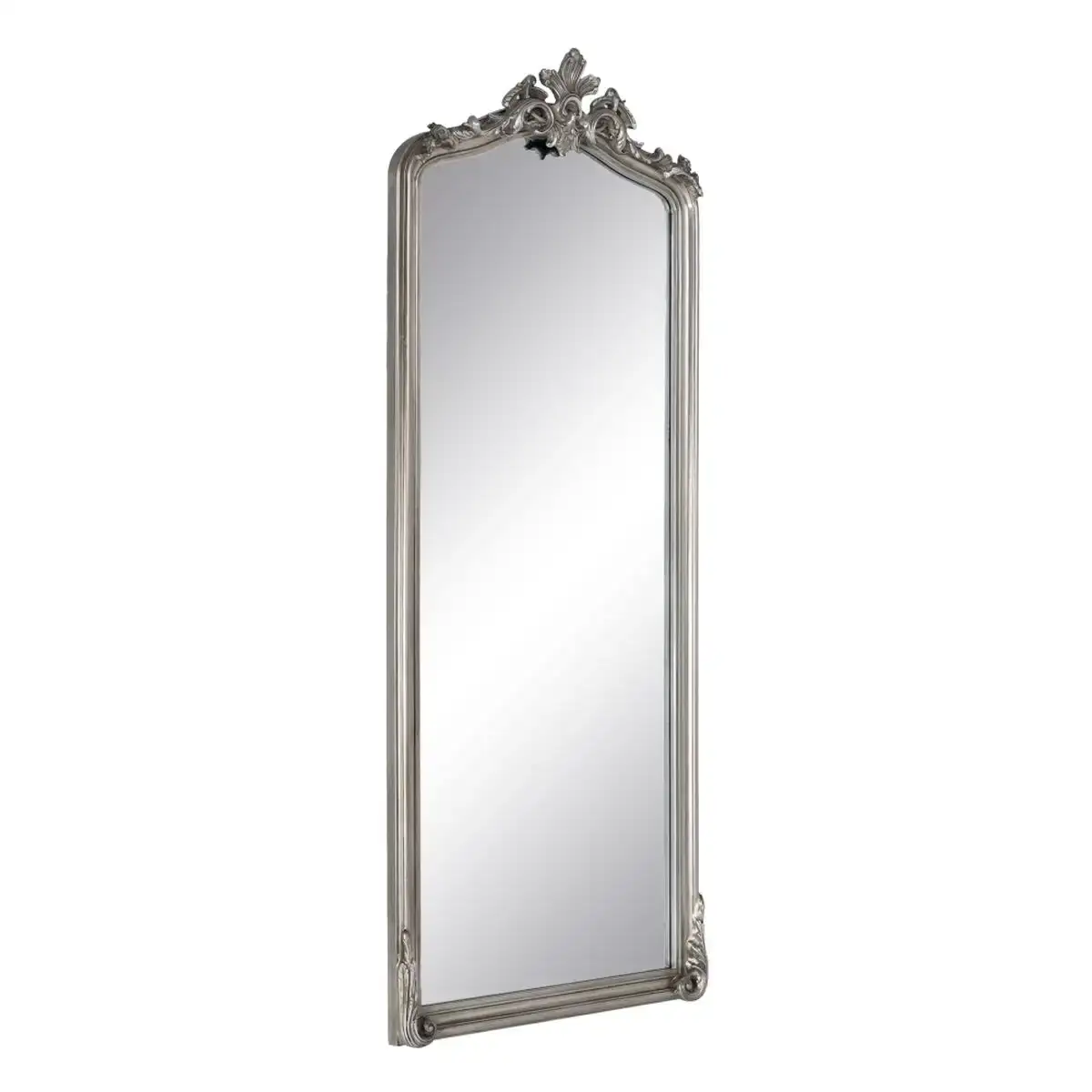 Miroir 88 x 198 cm verre bois argent_1118. DIAYTAR SENEGAL - Là où la Qualité est Non Négociable. Parcourez notre boutique en ligne pour découvrir des produits qui incarnent le raffinement et l'excellence du Sénégal.