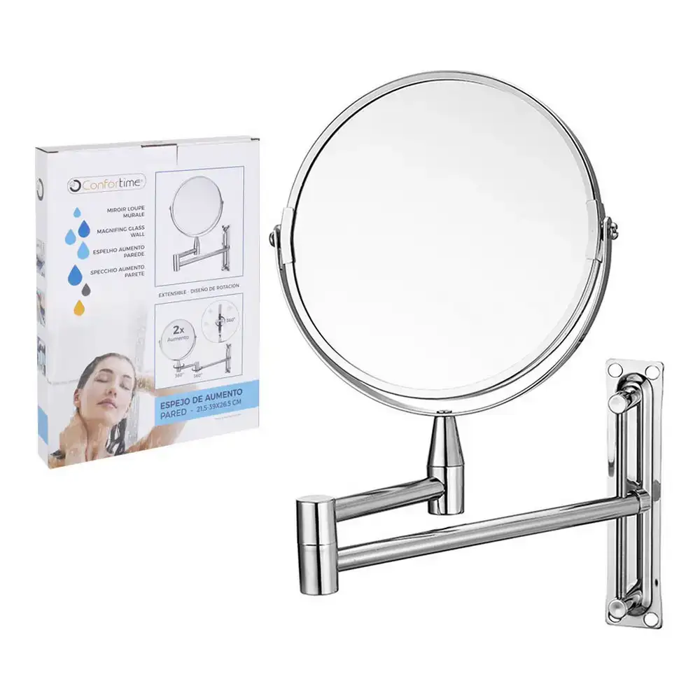 Miroir grossissant confortime 21 5 x 39 x 26 5 cm _9816. DIAYTAR SENEGAL - Votre Destination Shopping pour Tous. Parcourez notre boutique en ligne et découvrez une variété de produits pour satisfaire tous vos besoins et désirs.