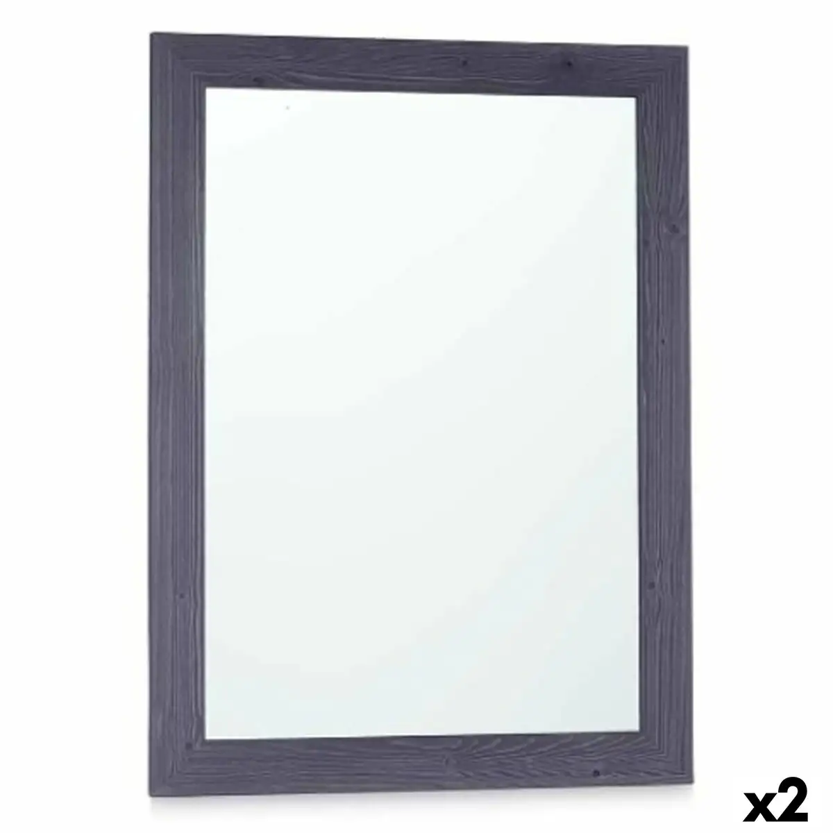 Miroir mural 60 x 80 cm bois mdf bleu 2 unites _1789. DIAYTAR SENEGAL - L'Art de Vivre l'Excellence au Quotidien. Explorez notre gamme et choisissez des produits qui ajoutent une note de prestige à votre vie.