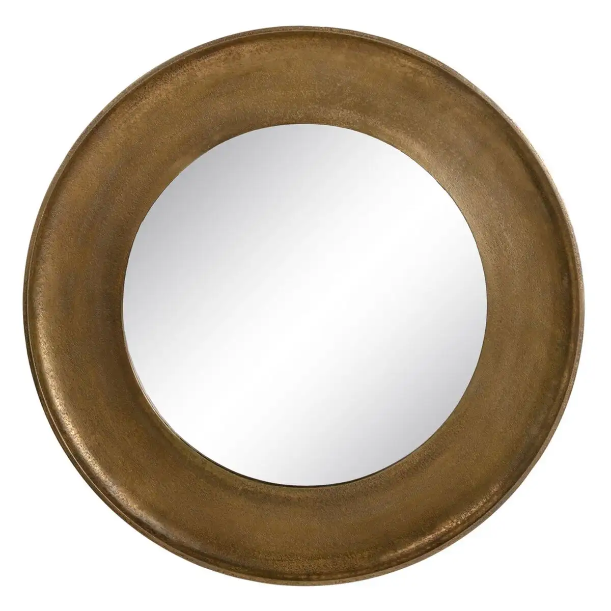 Miroir mural 87 x 87 cm rond dore aluminium_9345. Entrez dans l'Univers de DIAYTAR SENEGAL - Où Chaque Produit a une Signification. Explorez notre gamme diversifiée et découvrez des articles qui résonnent avec votre vie.