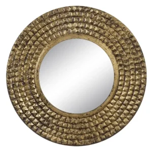 Miroir mural 90 x 2 5 x 90 cm dore dmf_8086. DIAYTAR SENEGAL - Où Chaque Détail Compte. Naviguez à travers notre gamme variée et choisissez des articles qui ajoutent une touche spéciale à votre quotidien, toujours avec qualité et style.