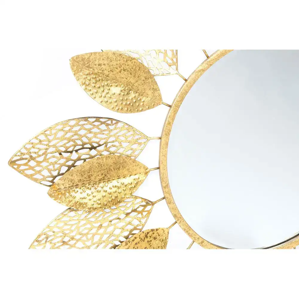 Miroir mural dkd home decor 91 x 3 5 x 91 cm verre dore metal feuille d une plante_5456. Entrez dans DIAYTAR SENEGAL - Où Chaque Détail Compte. Explorez notre boutique en ligne pour trouver des produits de haute qualité, soigneusement choisis pour répondre à vos besoins et vos désirs.