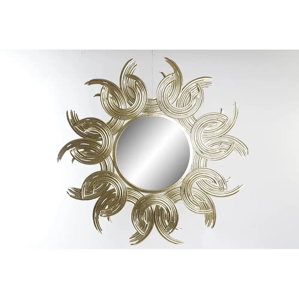 Miroir mural dkd home decor 97 x 3 x 97 cm verre dore metal soleil_8801. DIAYTAR SENEGAL - L'Art du Shopping Éclairé. Parcourez notre catalogue et choisissez parmi des produits de qualité qui satisferont vos besoins et votre style.