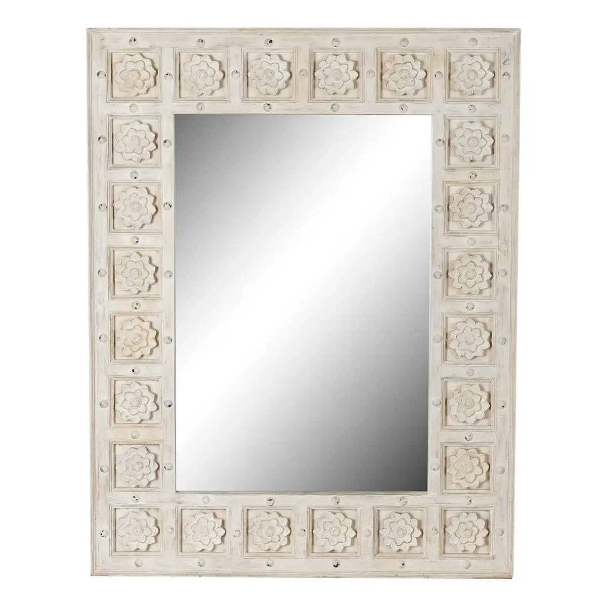 Miroir mural dkd home decor blanc bois de manguier decape 93 5 x 4 7 x 120 3 cm _3680. DIAYTAR SENEGAL - L'Art du Shopping Facilité. Naviguez sur notre plateforme en ligne pour découvrir une expérience d'achat fluide et agréable, avec une gamme de produits adaptés à tous.