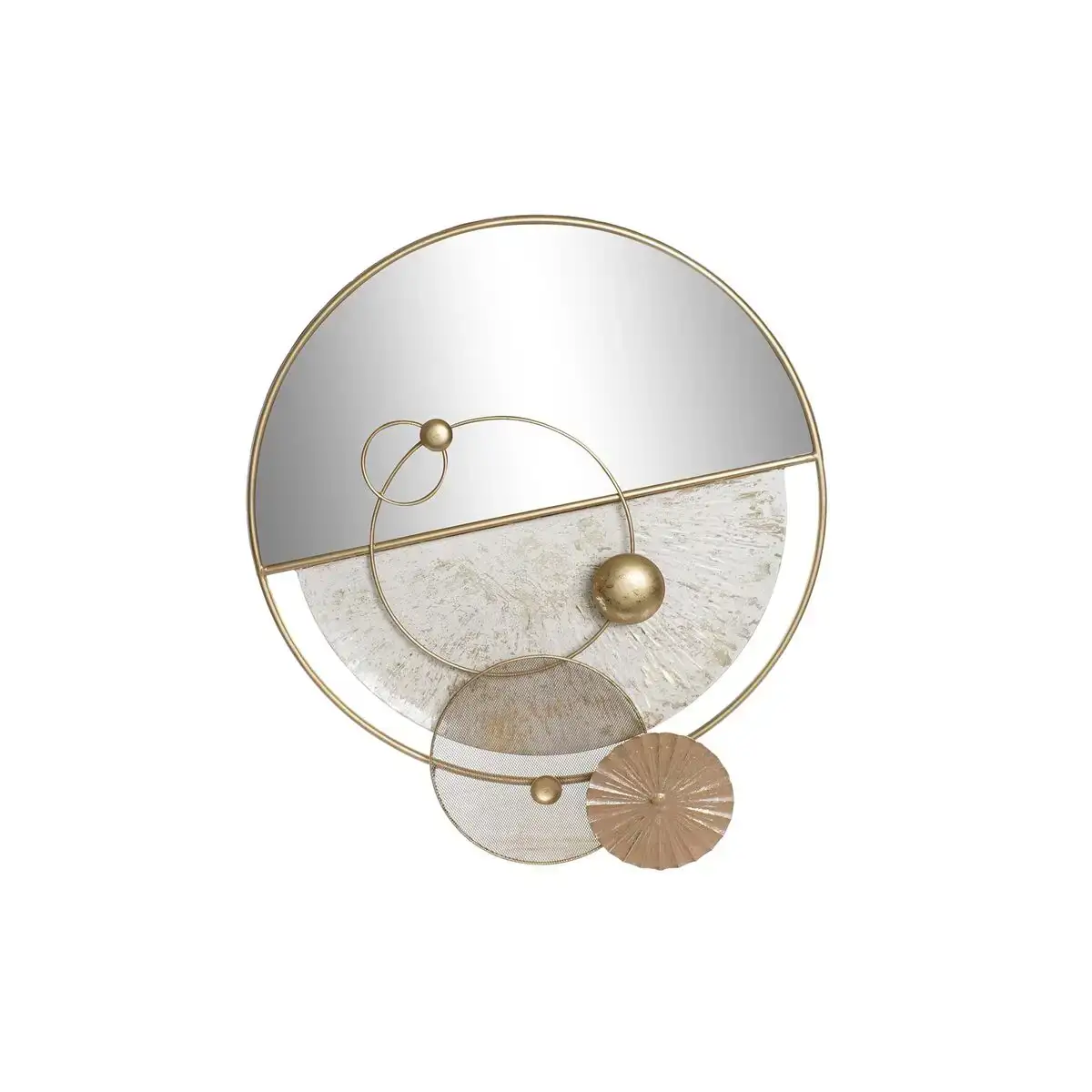 Miroir mural dkd home decor dore metal blanc moderne 65 x 7 6 x 76 cm _3925. DIAYTAR SENEGAL - Là où les Rêves de Shopping Deviennent Réalité. Naviguez à travers notre catalogue diversifié et choisissez parmi une variété d'articles qui feront de votre shopping une expérience inoubliable.
