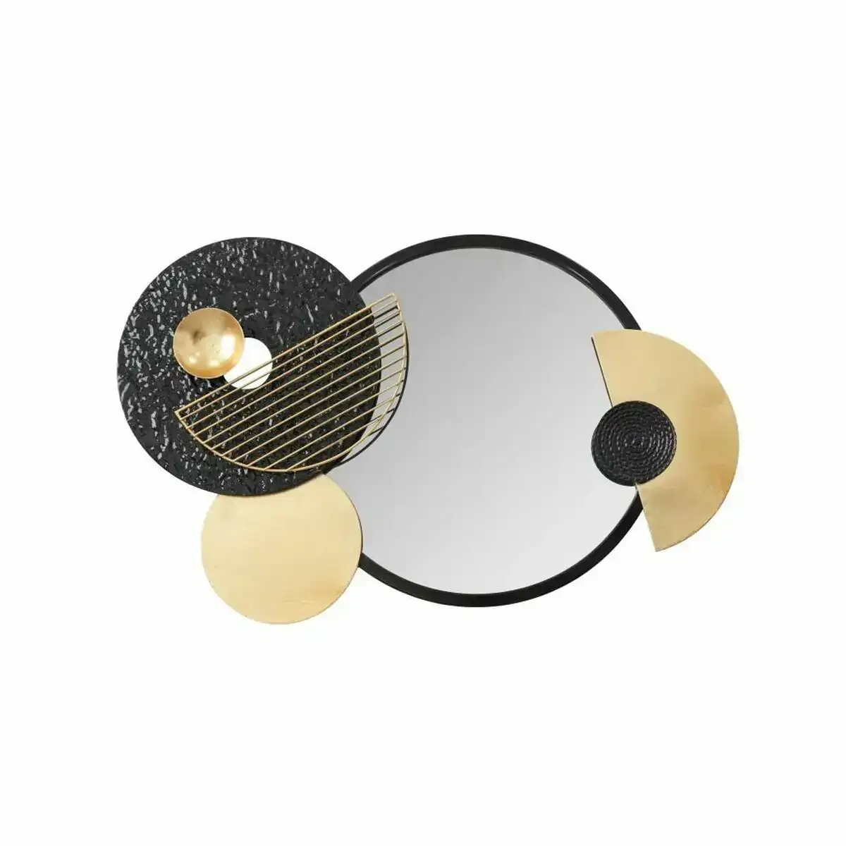 Miroir mural dkd home decor metal cercles 83 x 5 x 54 cm _7842. Bienvenue chez DIAYTAR SENEGAL - Où Chaque Produit a son Histoire. Plongez dans notre sélection diversifiée et découvrez des articles qui racontent le riche patrimoine sénégalais.