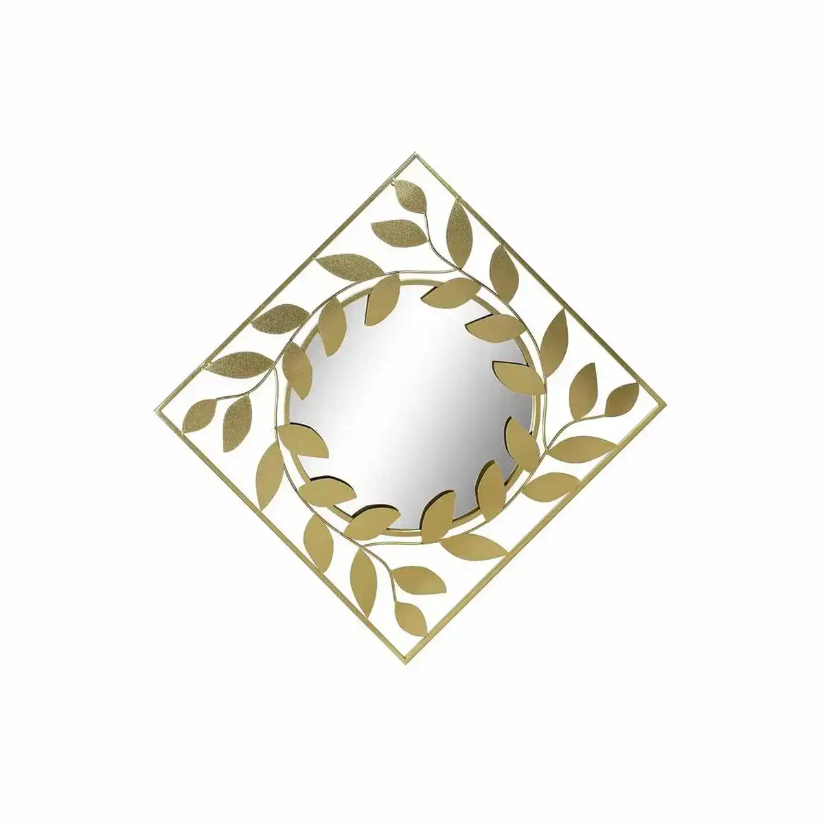 Miroir mural dkd home decor miroir dore metal laurel 120 x 2 5 x 120 cm _7585. DIAYTAR SENEGAL - Là où Choisir est un Acte d'Amour pour la Culture Sénégalaise. Explorez notre gamme et choisissez des produits qui célèbrent la richesse de notre patrimoine.