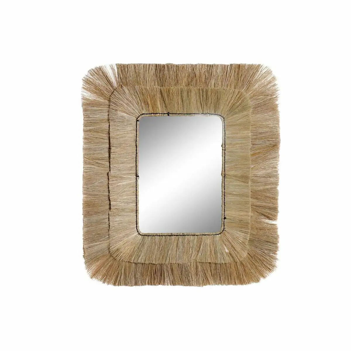 Miroir mural dkd home decor verre jute 87 x 6 x 96 cm _8998. DIAYTAR SENEGAL - Votre Portail Vers l'Exclusivité. Explorez notre boutique en ligne pour trouver des produits uniques et exclusifs, conçus pour les amateurs de qualité.