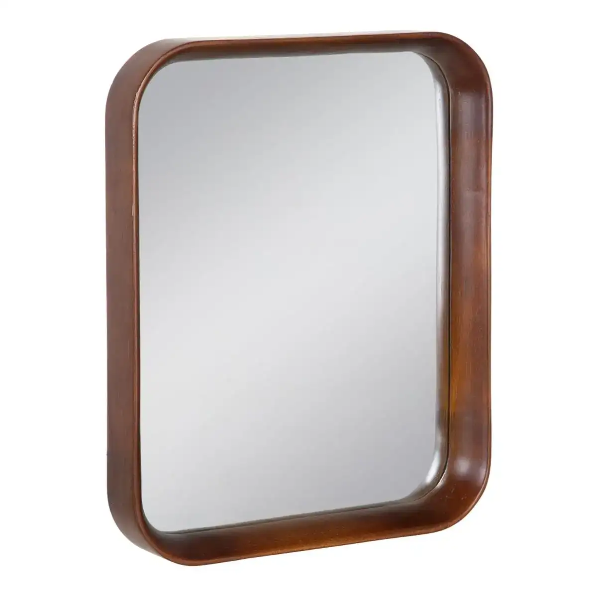 Miroir mural marron verre bois de hetre 40 x 6 x 50 cm_9587. DIAYTAR SENEGAL - Votre Plateforme Shopping, Votre Choix Éclairé. Explorez nos offres et choisissez des articles de qualité qui reflètent votre style et vos valeurs.