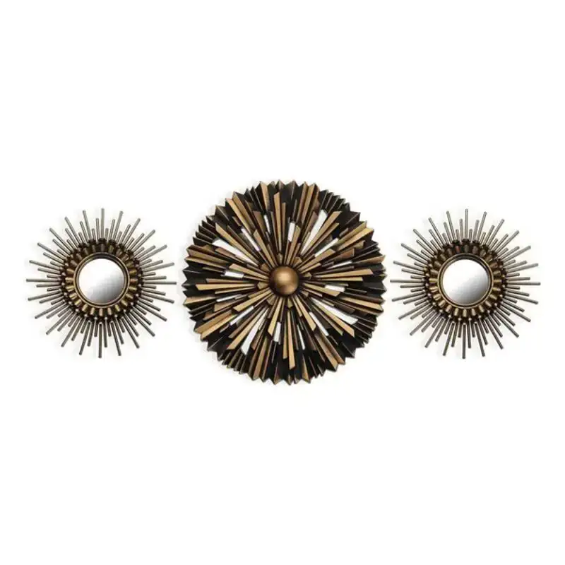Miroir mural versa 35 x 35 cm 3 pieces _1220. DIAYTAR SENEGAL - L'Art de Vivre l'Élégance Accessible. Parcourez notre gamme variée et choisissez des produits qui ajoutent une touche de sophistication à votre style.