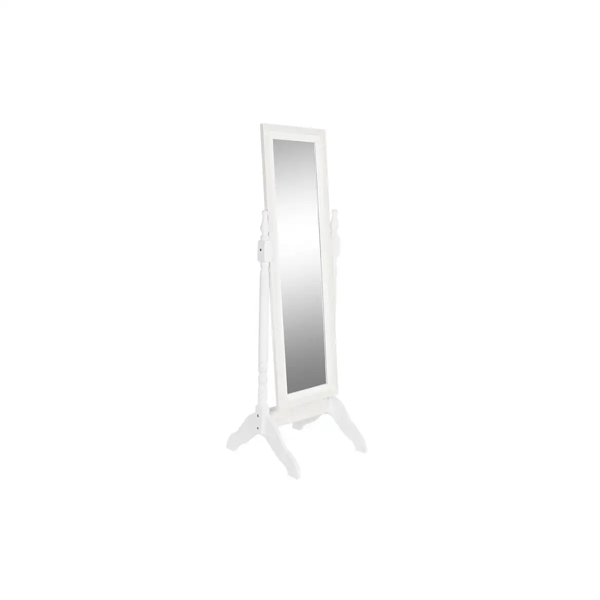 Miroir sur pied dkd home decor miroir blanc bois mdf 50 x 50 x 157 cm _9060. DIAYTAR SENEGAL - Où Choisir est un Plaisir. Explorez notre boutique en ligne et choisissez parmi des produits de qualité qui satisferont vos besoins et vos goûts.