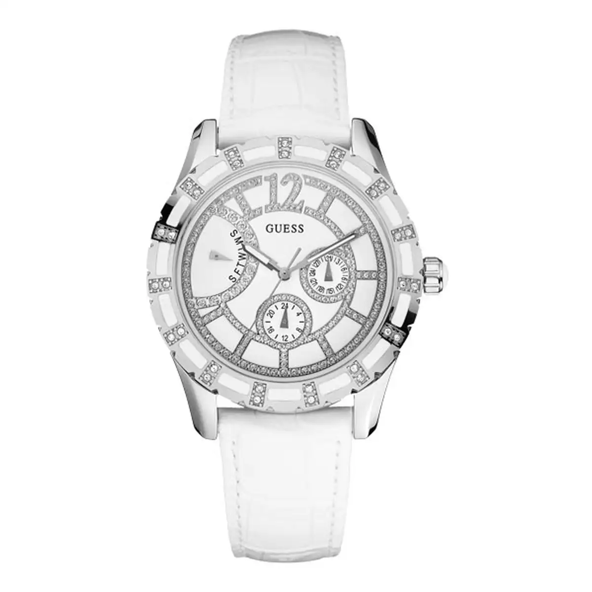 Montre femme guess w15054l1 o 41 mm _7374. DIAYTAR SENEGAL - Votre Destination Shopping Éthique. Parcourez notre gamme et choisissez des articles qui respectent l'environnement et les communautés locales.