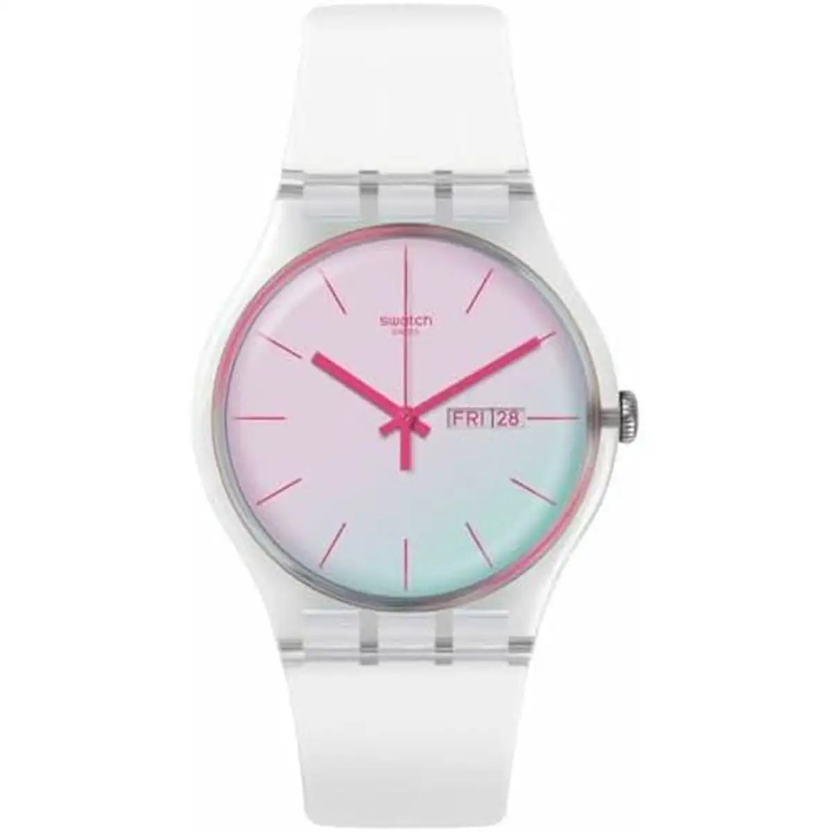 Montre femme swatch polawhite o 41 mm _3436. Bienvenue chez DIAYTAR SENEGAL - Où Chaque Détail Fait la Différence. Découvrez notre sélection méticuleuse et choisissez des articles qui répondent à vos exigences.