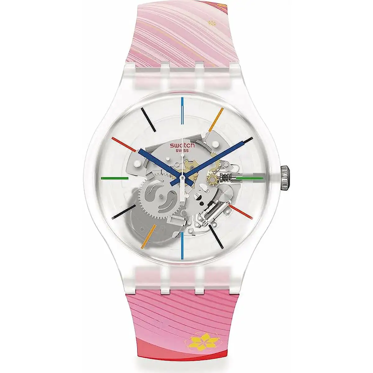 Montre femme swatch red rivers and mountains o 41 mm _1617. DIAYTAR SENEGAL - Votre Univers Shopping Éclectique. Explorez nos offres variées et découvrez des articles qui embrassent la diversité et la polyvalence de vos besoins.