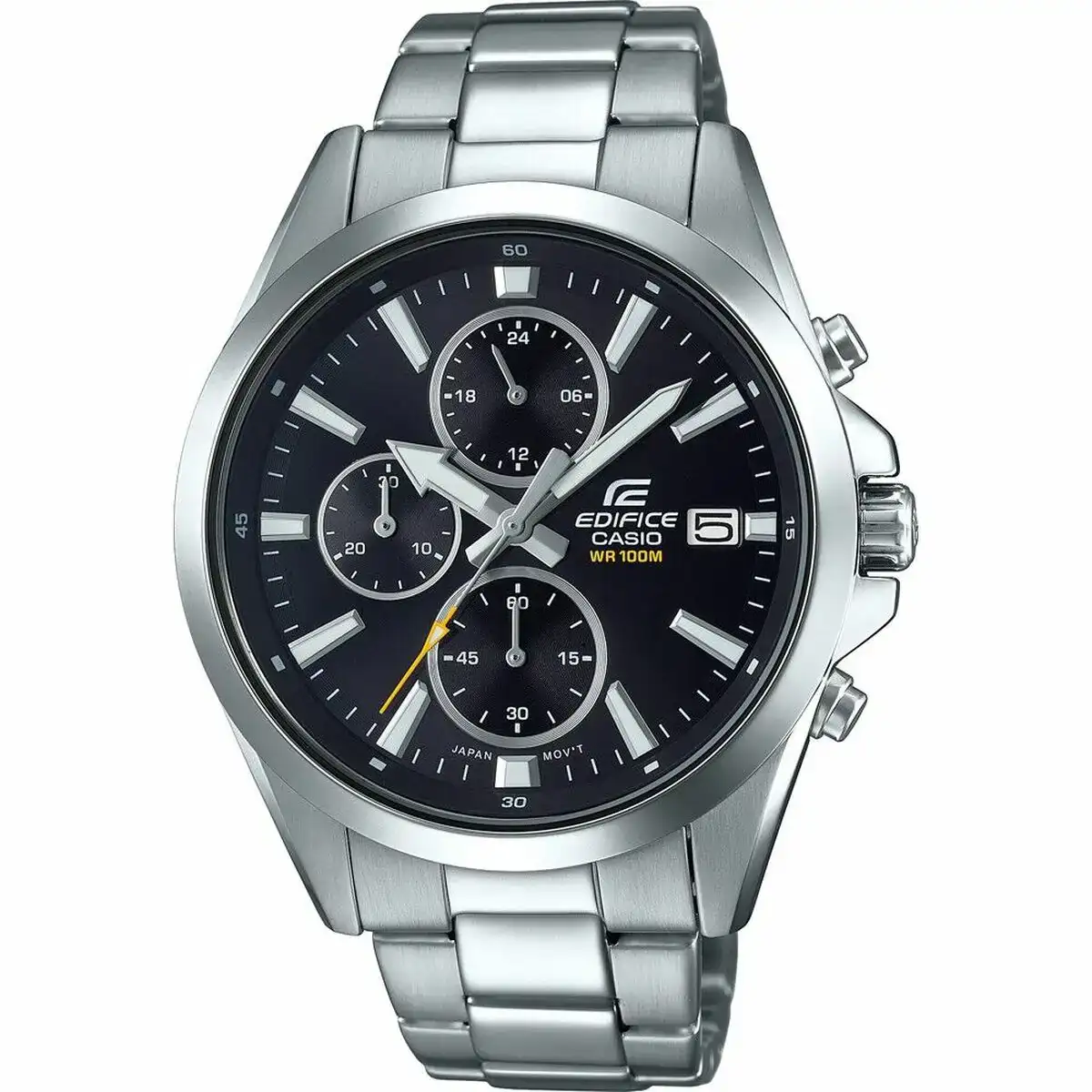 Montre homme casio efv 560d 1avuef argente noir o 44 mm _7310. DIAYTAR SENEGAL - L'Art de Vivre l'Élégance Accessible. Parcourez notre gamme variée et choisissez des produits qui ajoutent une touche de sophistication à votre style.