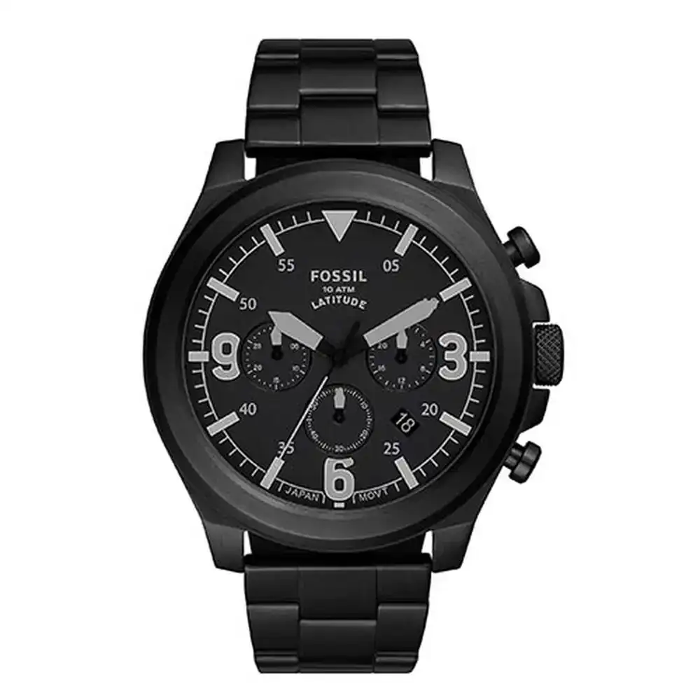 Montre homme fossil latitude noir o 50 mm _4769. Bienvenue sur DIAYTAR SENEGAL - Votre Destination Shopping à la Sénégalaise. Explorez notre boutique en ligne et découvrez une gamme variée de produits qui capturent l'esprit du Sénégal.