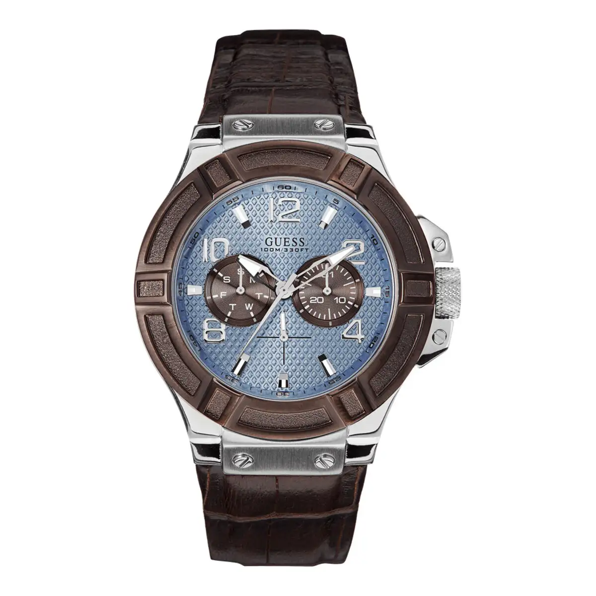 Montre homme guess w0040g10 o 45 mm _6205. DIAYTAR SENEGAL - L'Art de Vivre le Shopping Authentique. Découvrez notre boutique en ligne et trouvez des produits qui célèbrent la culture et l'héritage du Sénégal.