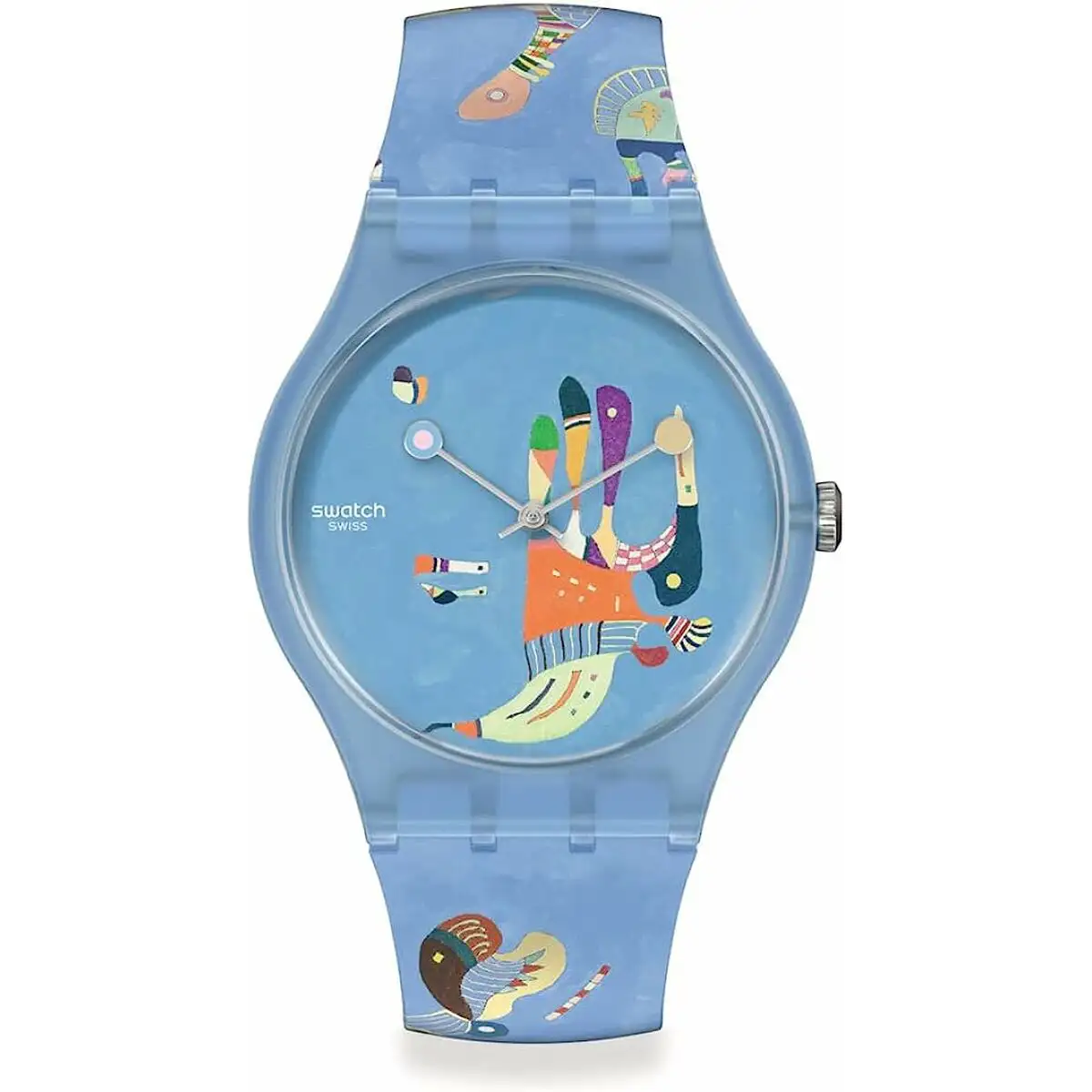 Montre homme swatch blue sky by vassily kandinsky o 41 mm _8439. Entrez dans l'Univers de DIAYTAR SENEGAL - Votre Destination de Shopping Complète. Découvrez des produits qui reflètent la diversité et la richesse culturelle du Sénégal, le tout à portée de clic.