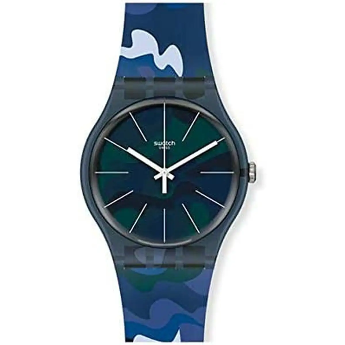 Montre homme swatch camouclouds o 41 mm _8465. DIAYTAR SENEGAL - Où Chaque Produit a son Histoire. Découvrez notre gamme de produits, chacun portant en lui le récit de l'artisanat et de la passion, pour vous offrir une expérience de shopping authentique.