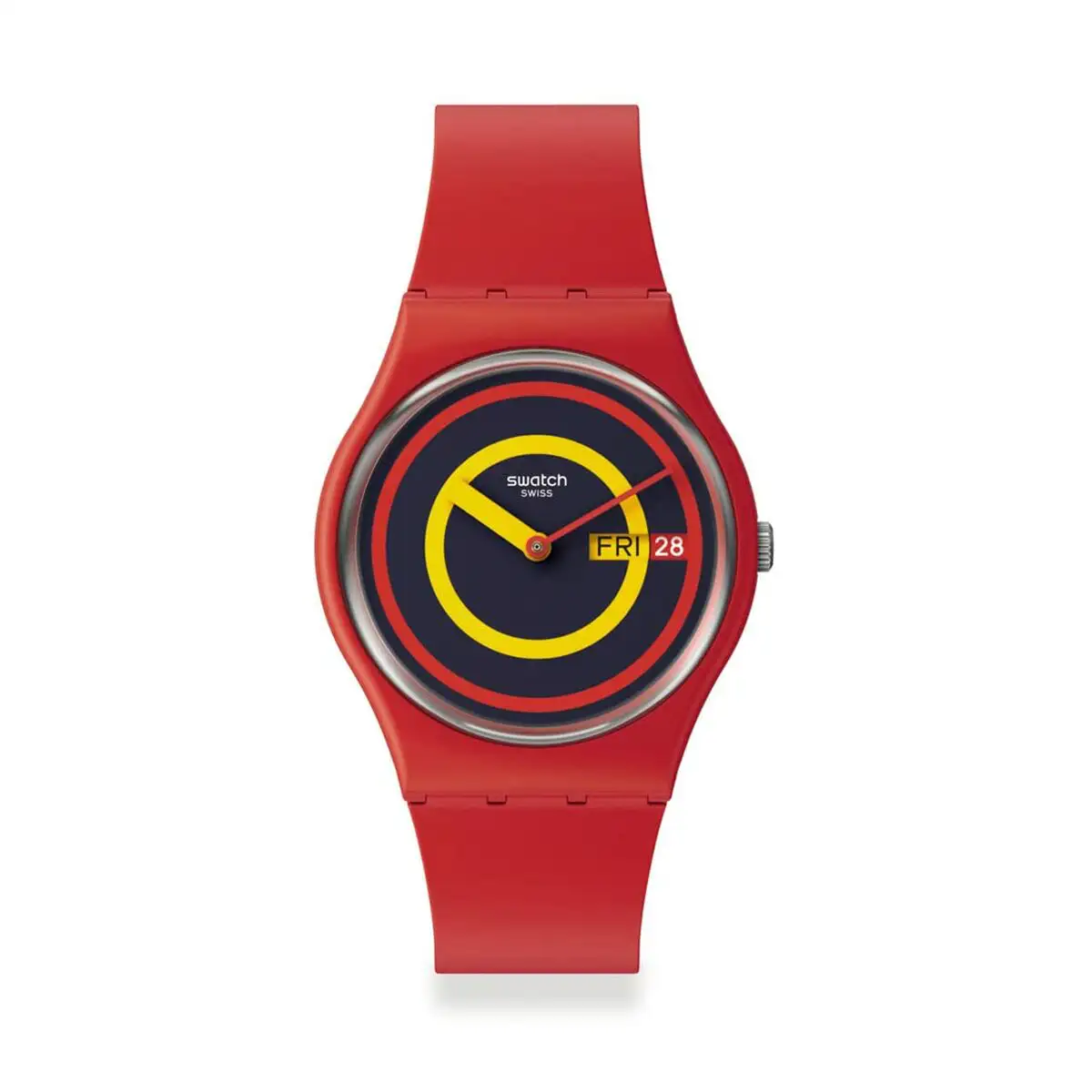 Montre homme swatch concentric red o 34 mm _9318. DIAYTAR SENEGAL - Votre Compagnon Shopping, Votre Style Unique. Explorez notre boutique en ligne pour dénicher des trésors qui expriment qui vous êtes, de la mode à la maison.