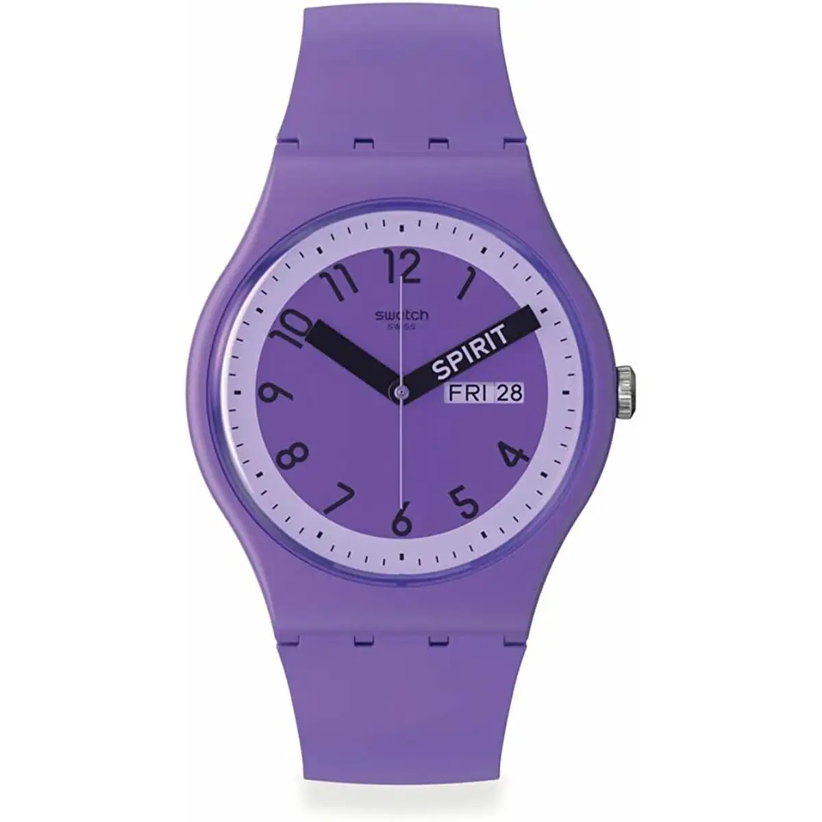 Montre homme swatch proudly violet o 41 mm _1874. Bienvenue chez DIAYTAR SENEGAL - Où le Shopping Rime avec Diversité. Plongez dans notre univers de produits et découvrez des trésors qui représentent la richesse culturelle du Sénégal.