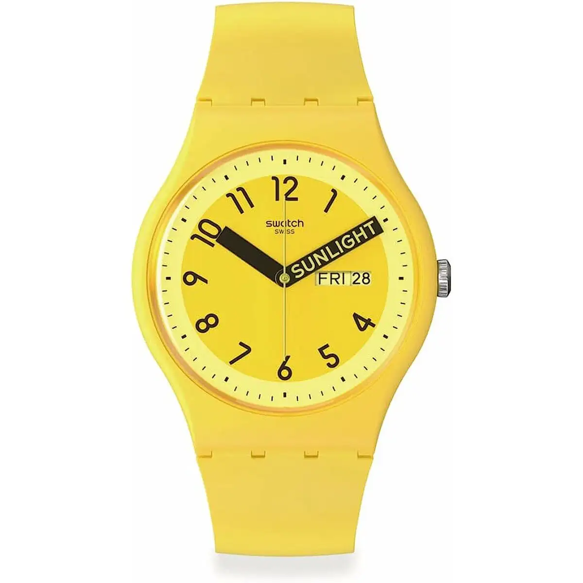 Montre homme swatch proudly yellow o 41 mm _6542. DIAYTAR SENEGAL - Où Choisir Devient une Découverte. Explorez notre boutique en ligne et trouvez des articles qui vous surprennent et vous ravissent à chaque clic.