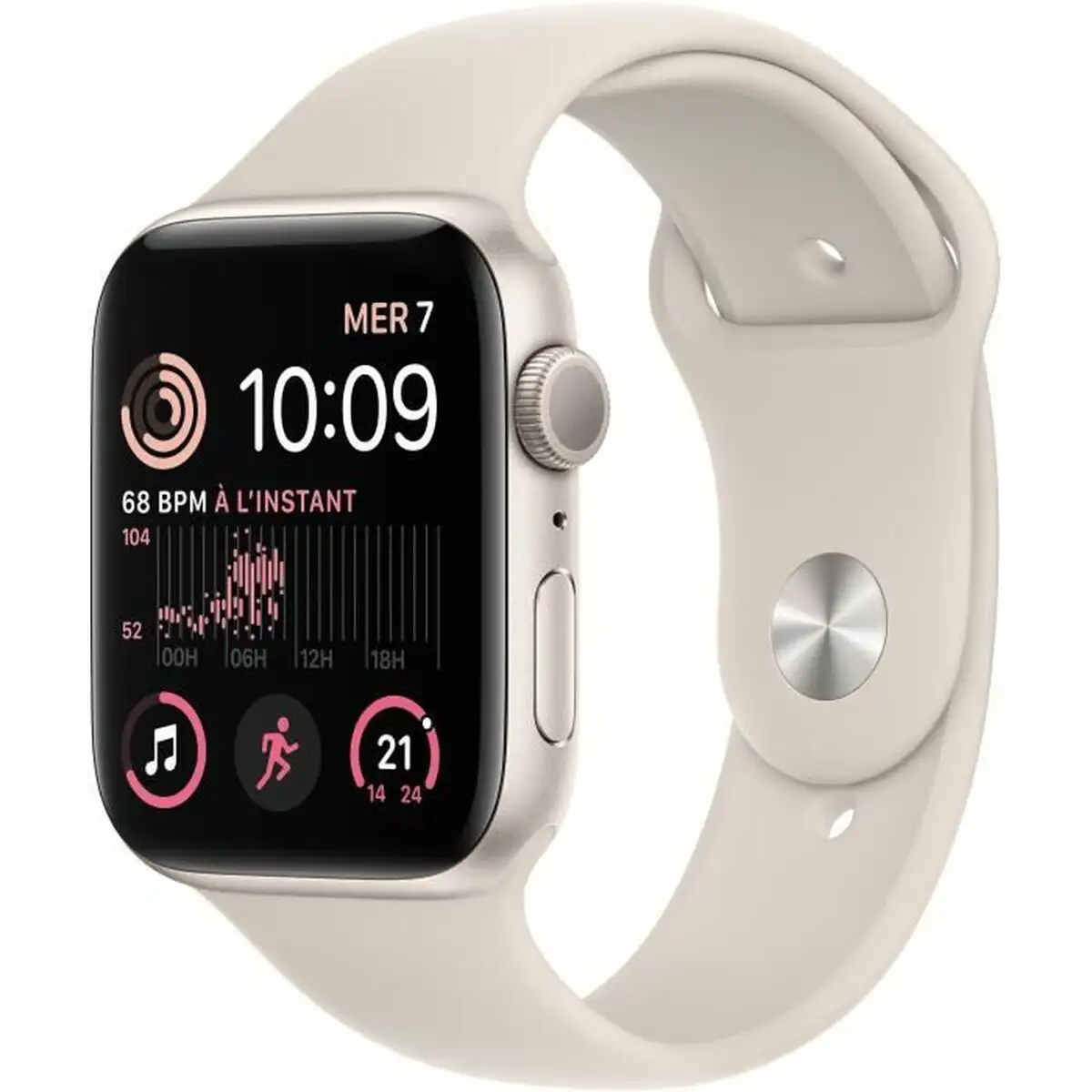 Montre intelligente apple watch se watchos 9 gps beige 32 gb 4g_2883. DIAYTAR SENEGAL - Votre Oasis de Shopping en Ligne. Explorez notre boutique et découvrez des produits qui ajoutent une touche de magie à votre quotidien.